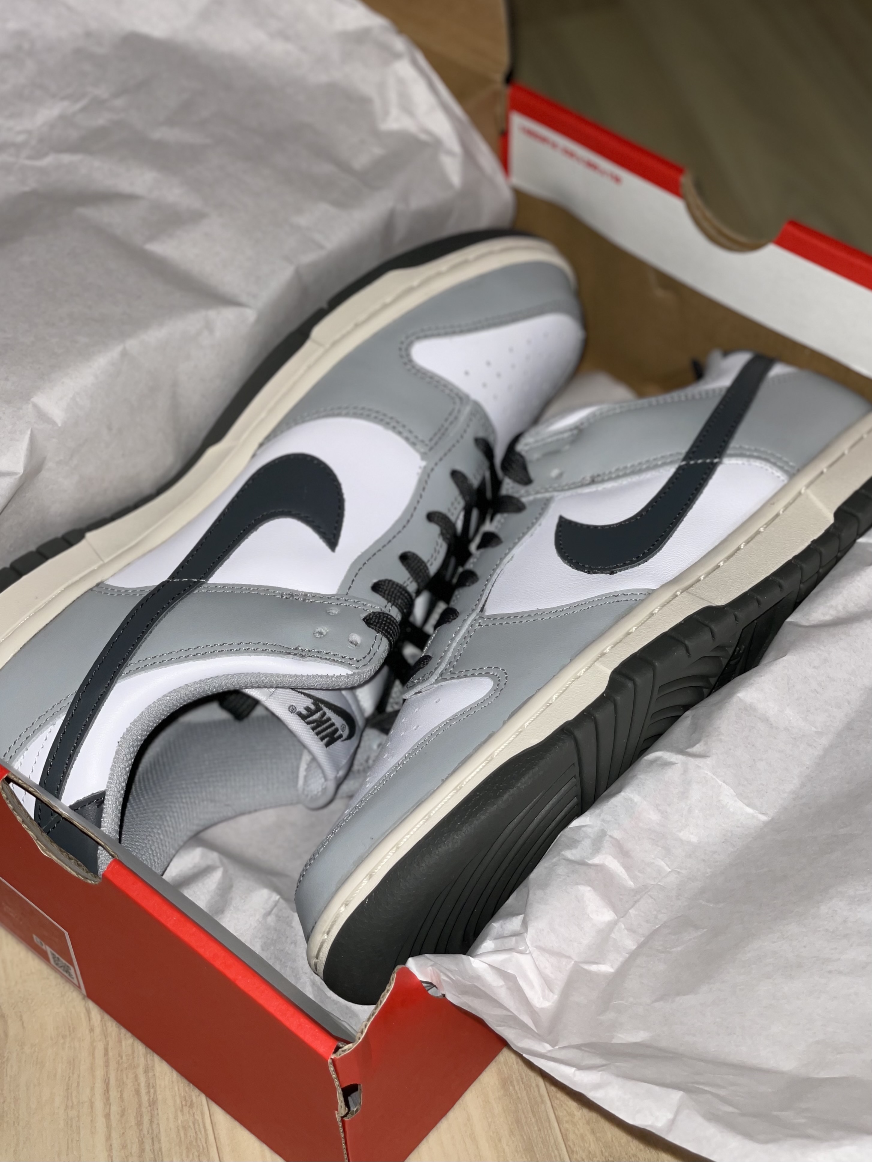 (W) Nike Dunk Low Light Smoke Grey 착용 스타일