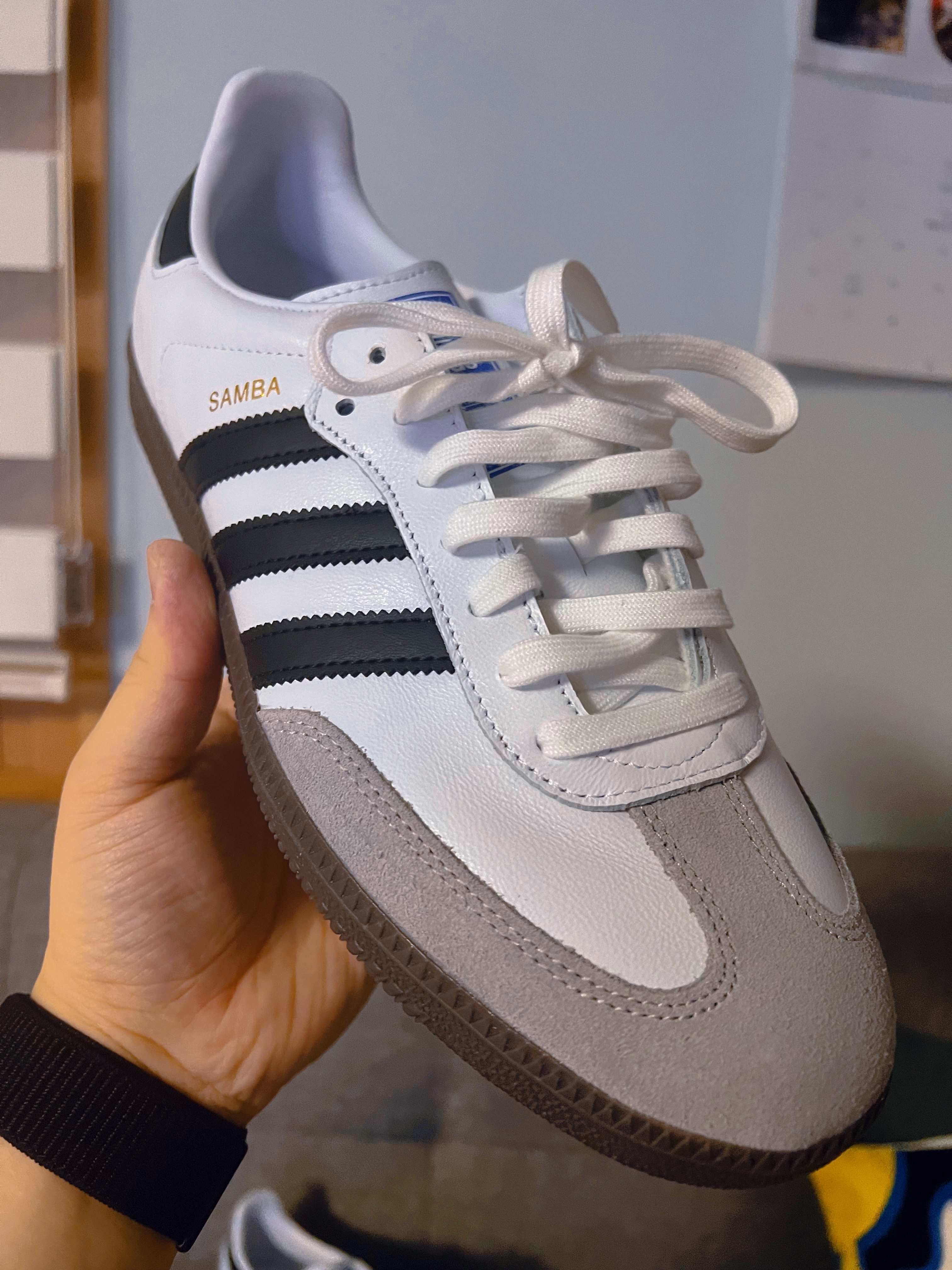 Adidas Samba OG Cloud White 착용 스타일 - 1