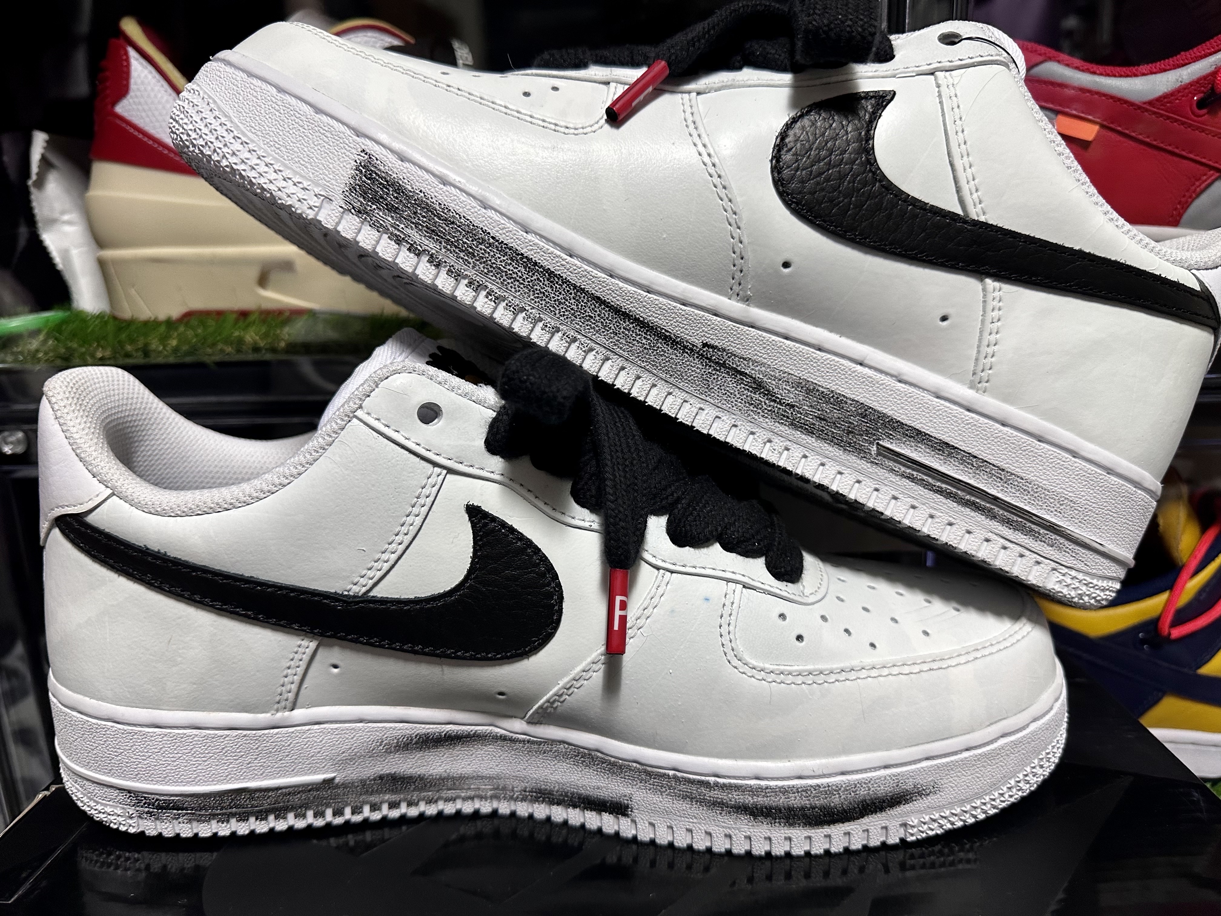 Nike x Peaceminusone Air Force 1 Low Para-Noise 2.0, Jordan 1 Low OG Starfish 착용 스타일 - 4