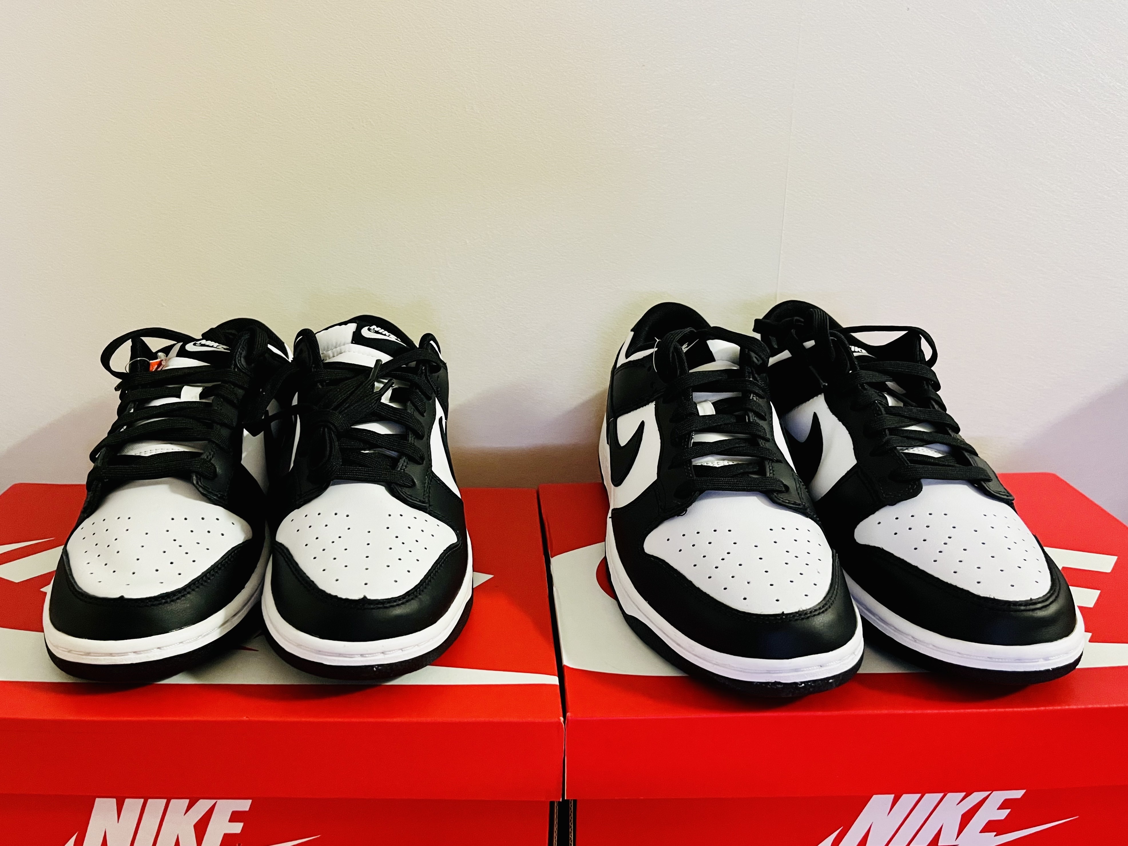 Nike Dunk Low Retro Black 착용 스타일 - 1