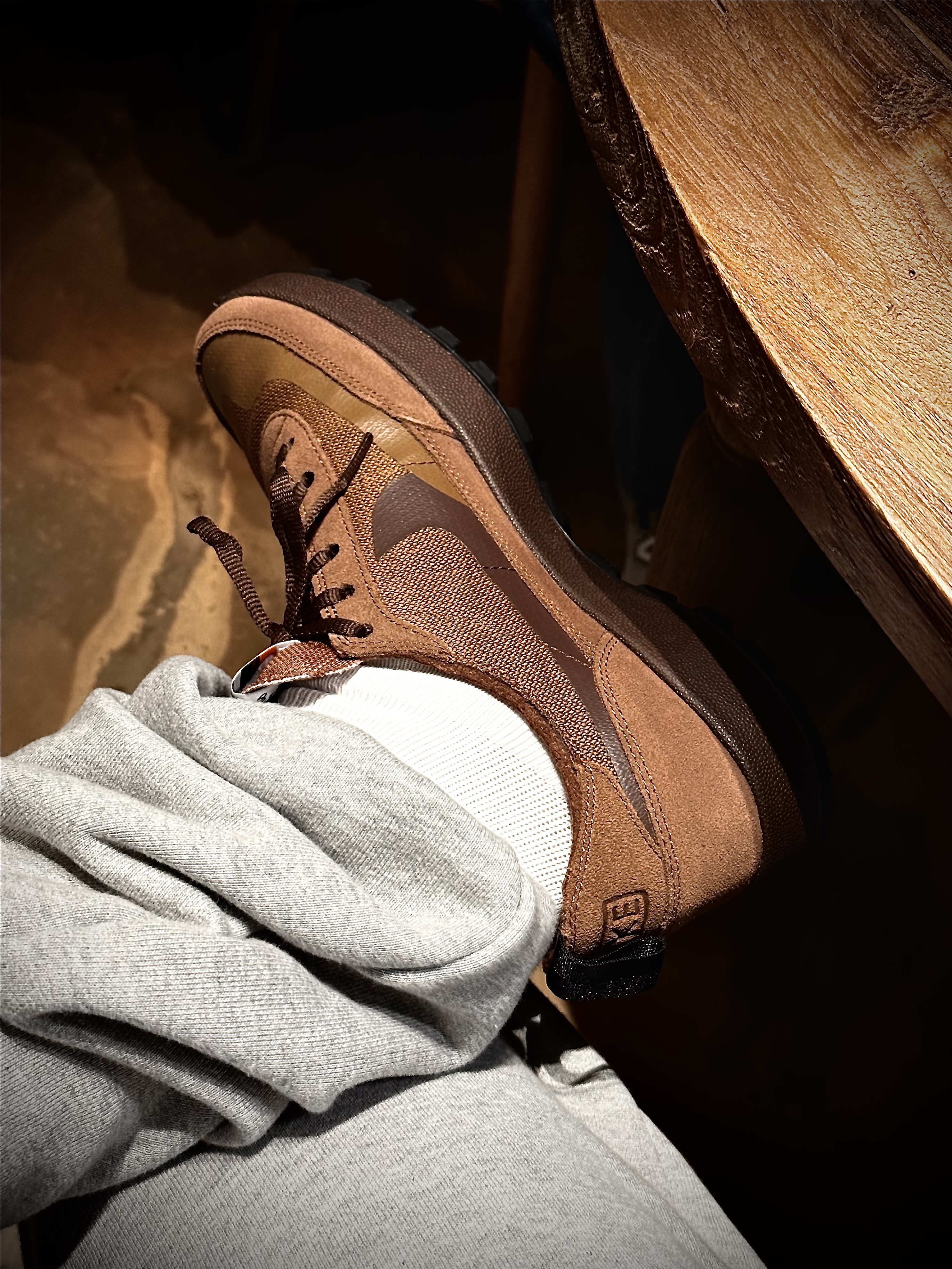 Nike x Tom Sachs General Purpose Shoe Brown 착용 스타일