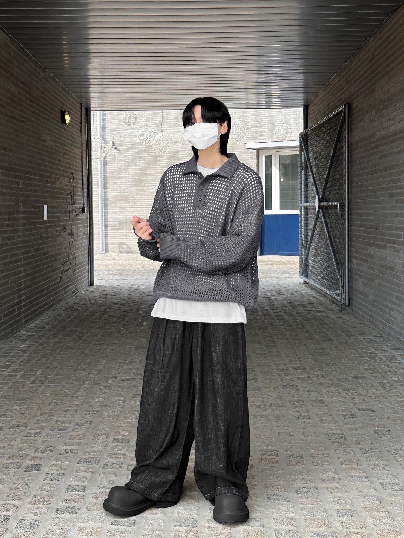 Balenciaga Steroid Derby Black 착용 스타일 - 2