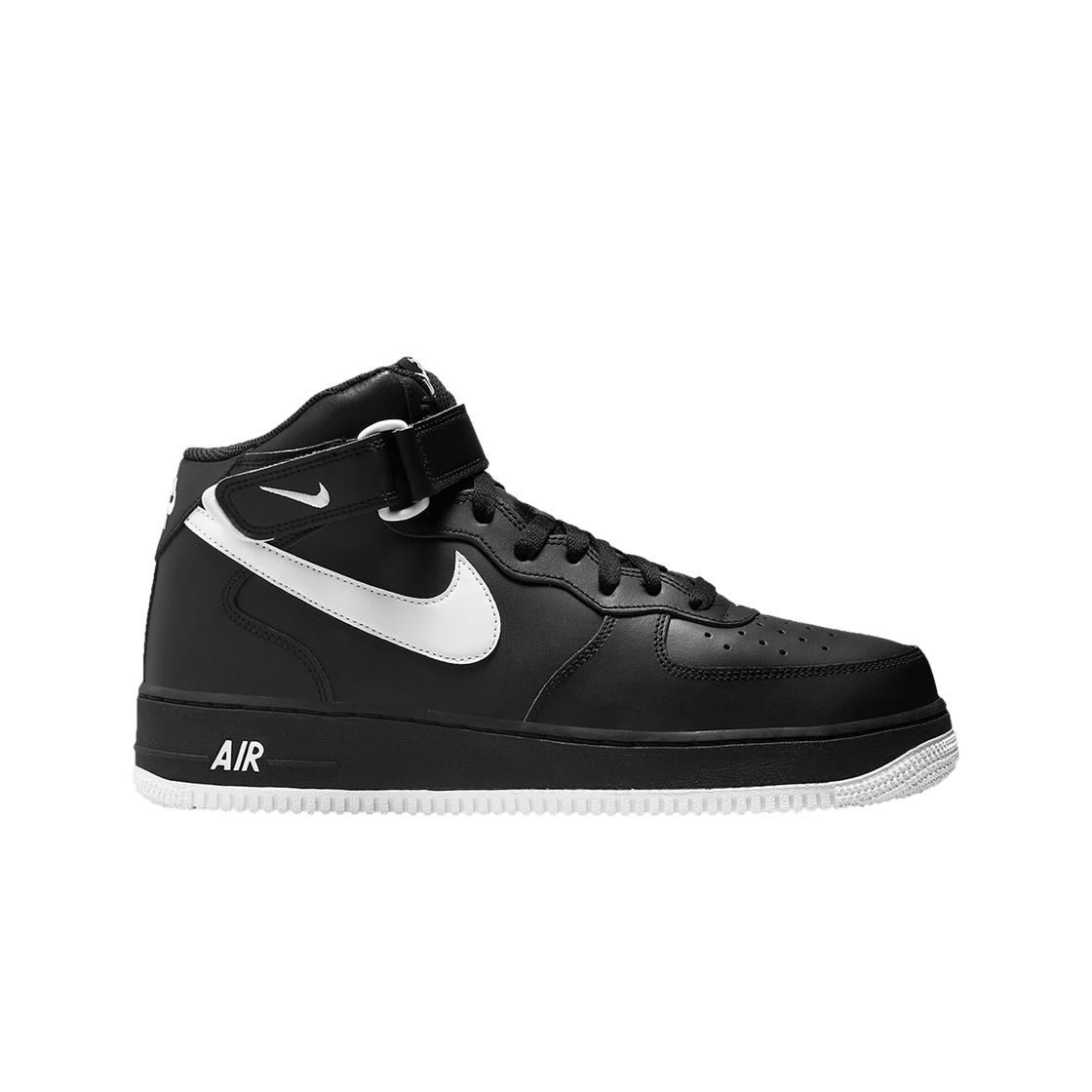 나이키 에어포스 1 미드 '07 블랙 화이트(Nike Air Force 1 Mid '07 Black White)