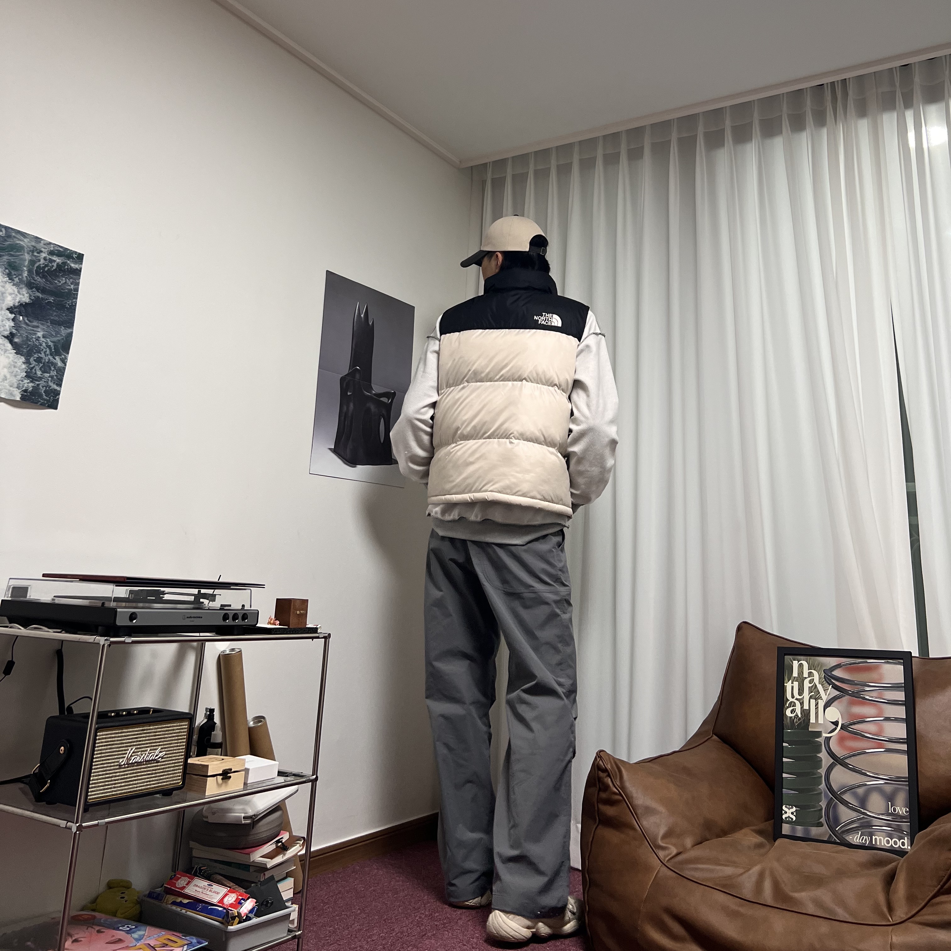 Sansan Gear Pocket Pants Grey - 22FW, Adidas Yeezy 500 Blush 2018 착용 스타일 - 2