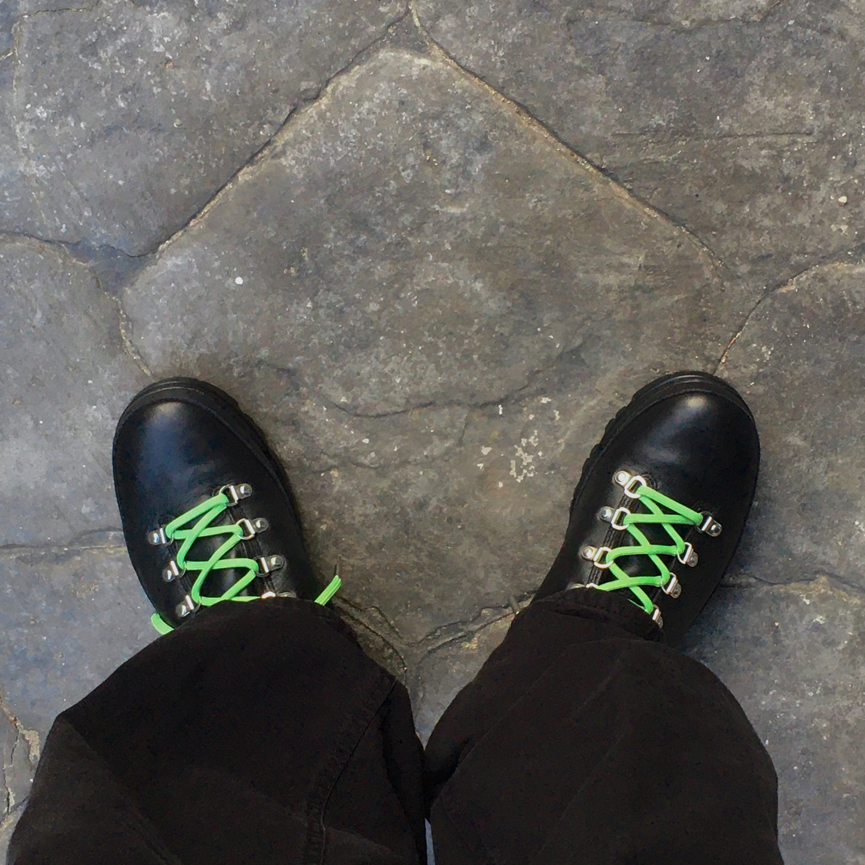 Timberland x Stussy World Hiker Boot Black - Medium 착용 스타일
