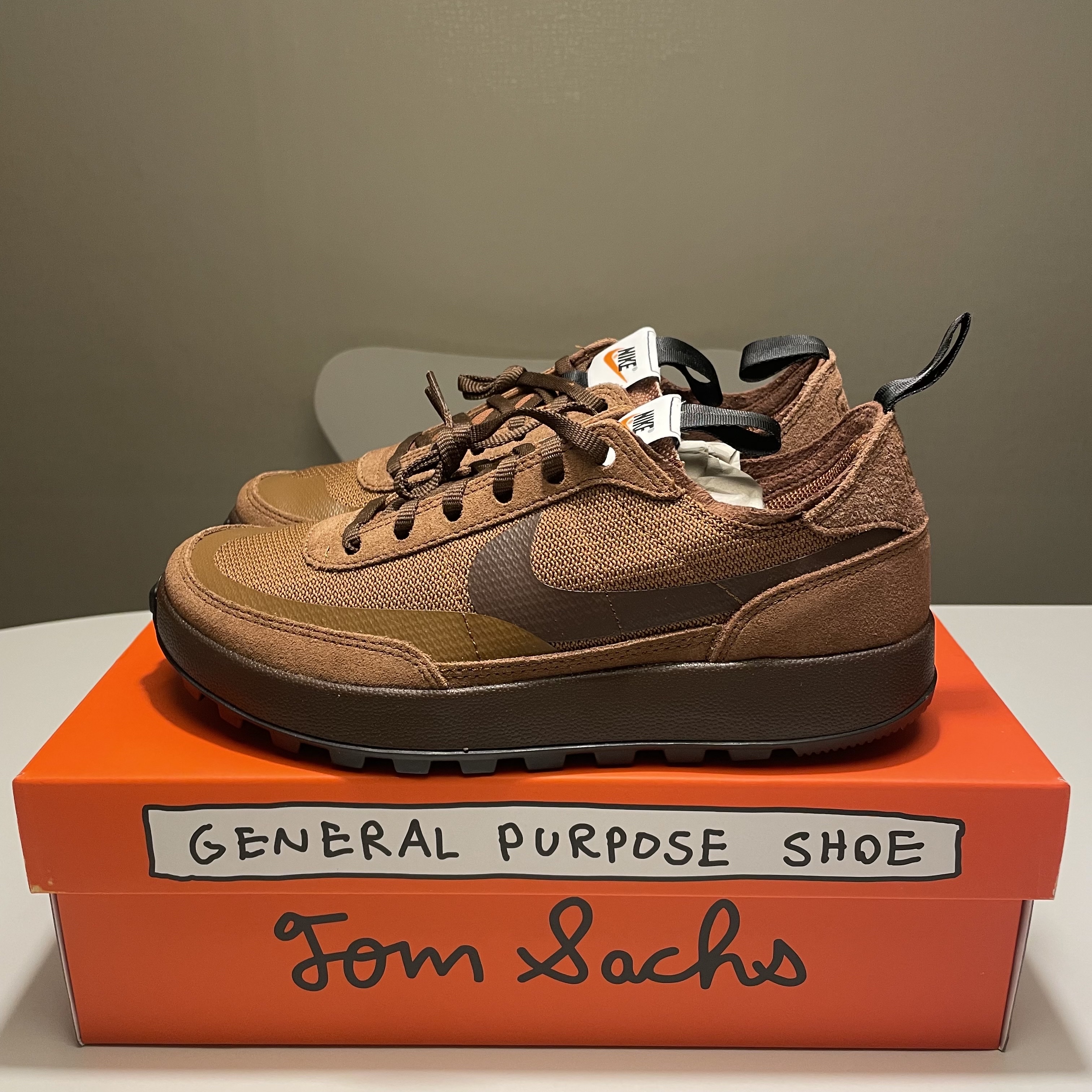 Nike x Tom Sachs General Purpose Shoe Brown 착용 스타일 - 4