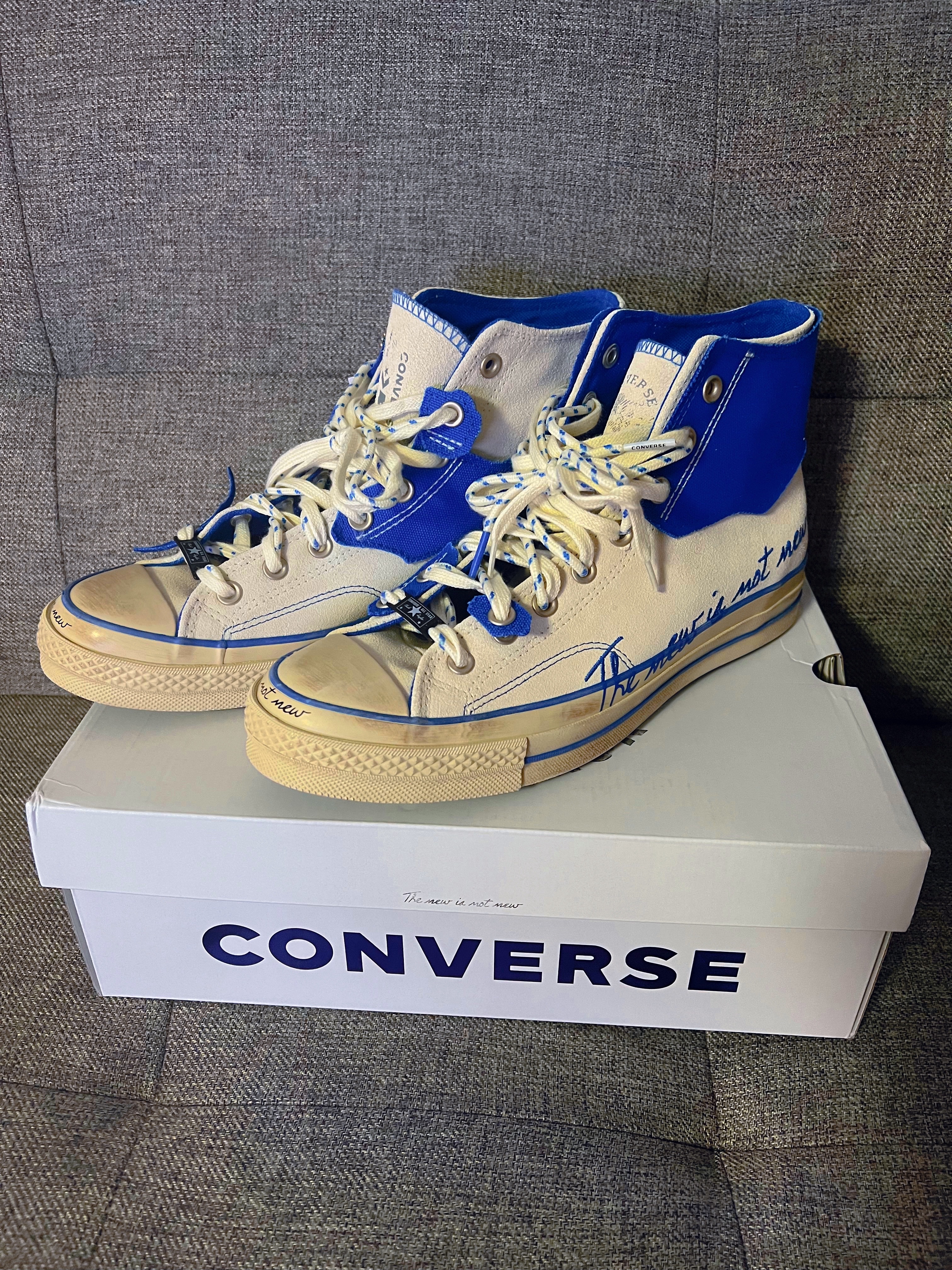 Converse x Ader Error Chuck 70 High White 착용 스타일 - 2