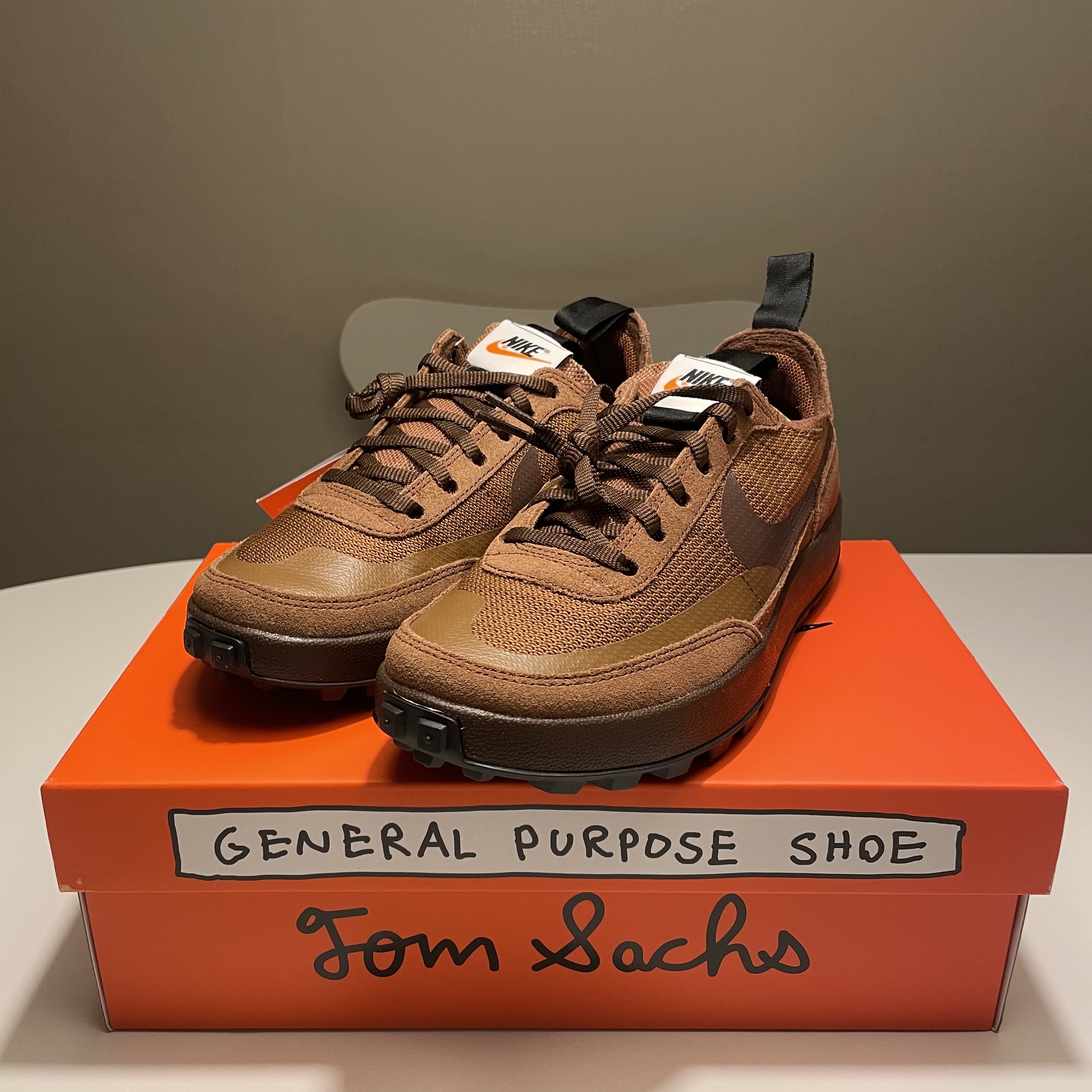 Nike x Tom Sachs General Purpose Shoe Brown 착용 스타일 - 3