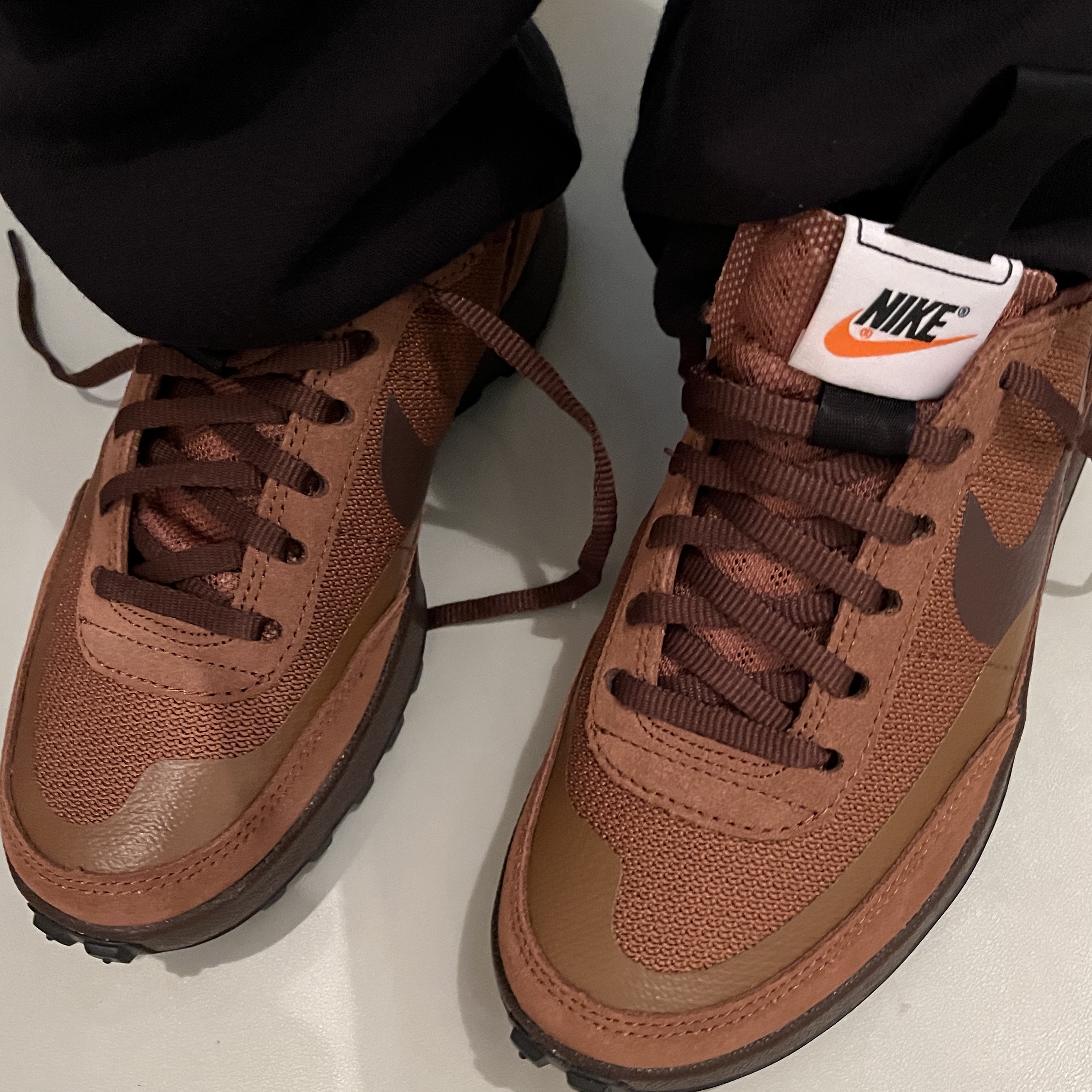 Nike x Tom Sachs General Purpose Shoe Brown 착용 스타일