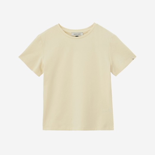분더캄머 우먼 베이직 티셔츠 라이트 옐로우