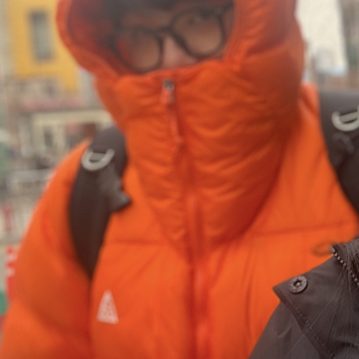 Nike ACG Therma-Fit ADV Lunar Lake Puffer Jacket Safety Orange - Asia 착용 스타일