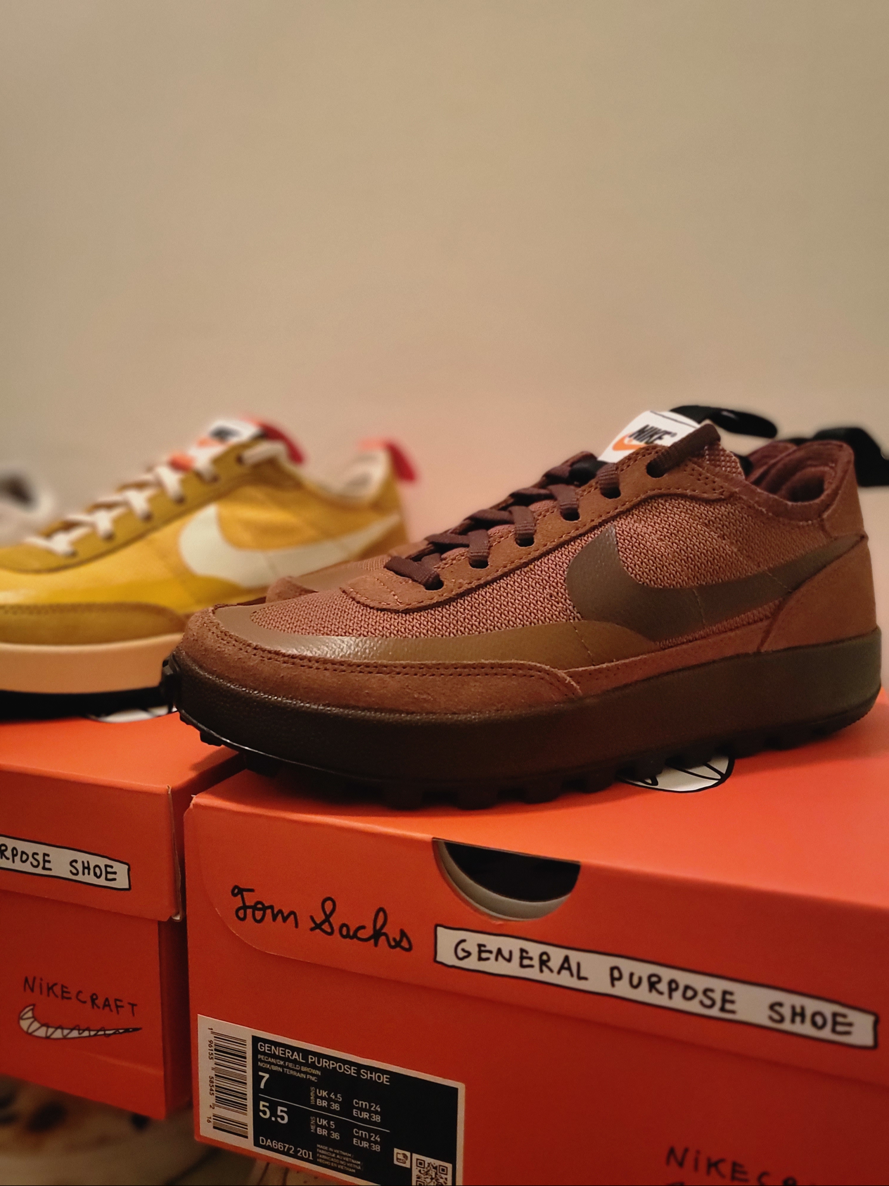 Nike x Tom Sachs General Purpose Shoe Brown, Nike x Tom Sachs General Purpose Shoe Archive 착용 스타일