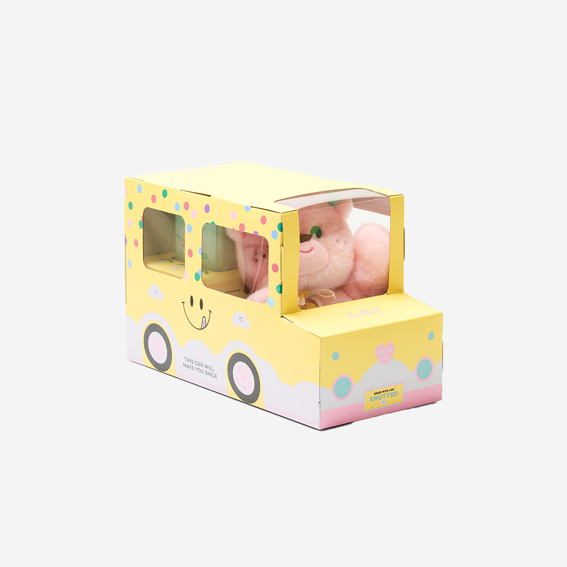 노티드 슈가베어 카라멜 트럭 핑크(Knotted Sugarbear Caramel Truck PInk)