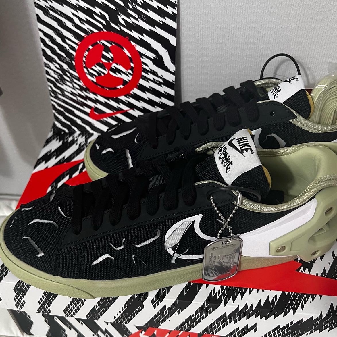 Nike x Acronym Blazer Low Black 착용 스타일 - 5