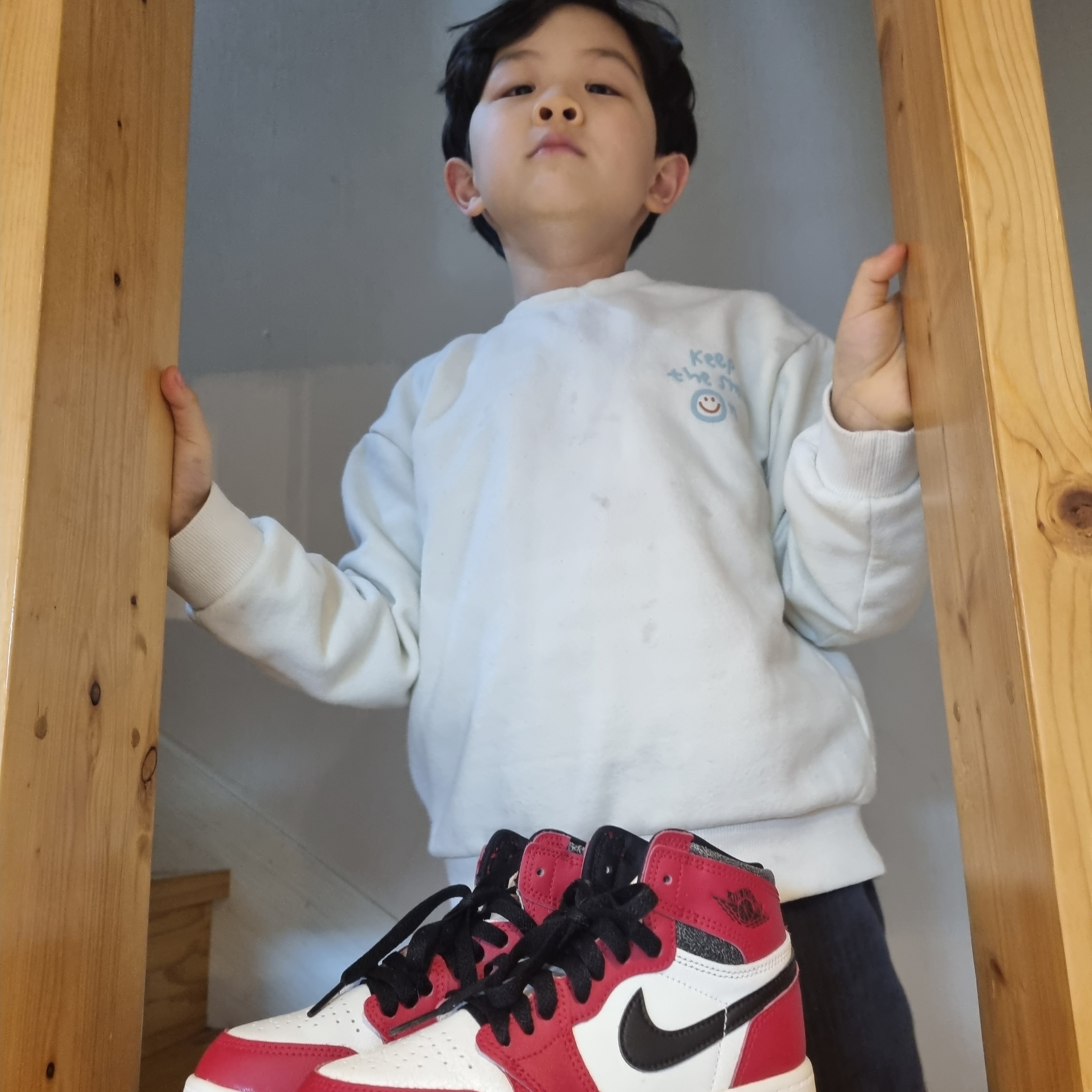 (PS) Jordan 1 Retro High OG Chicago 2022 착용 스타일 - 4