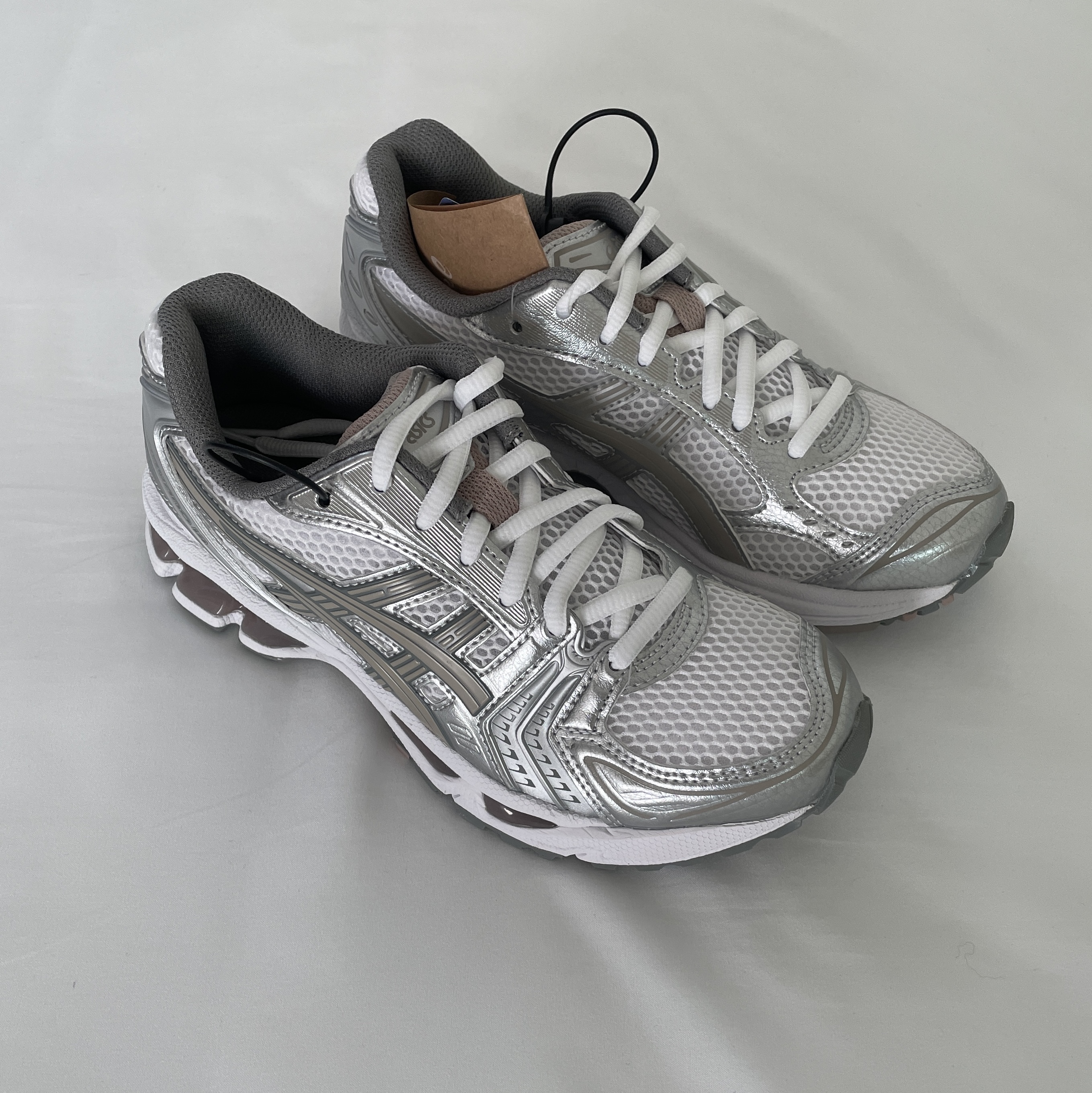 (W) Asics Gel-Kayano 14 White Moonrock 착용 스타일 - 2