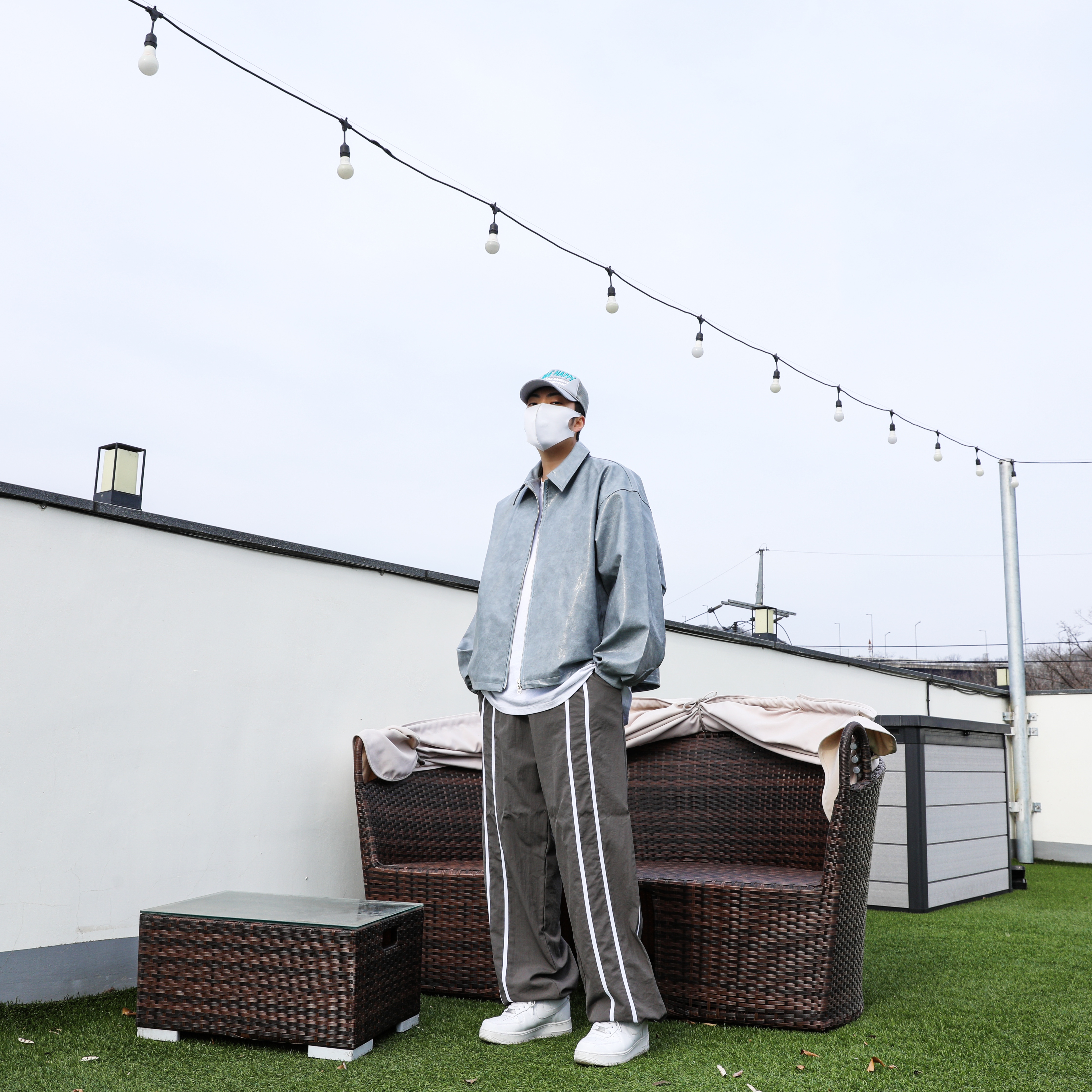 Nike Air Force 1 '07 Low White 착용 스타일 - 1