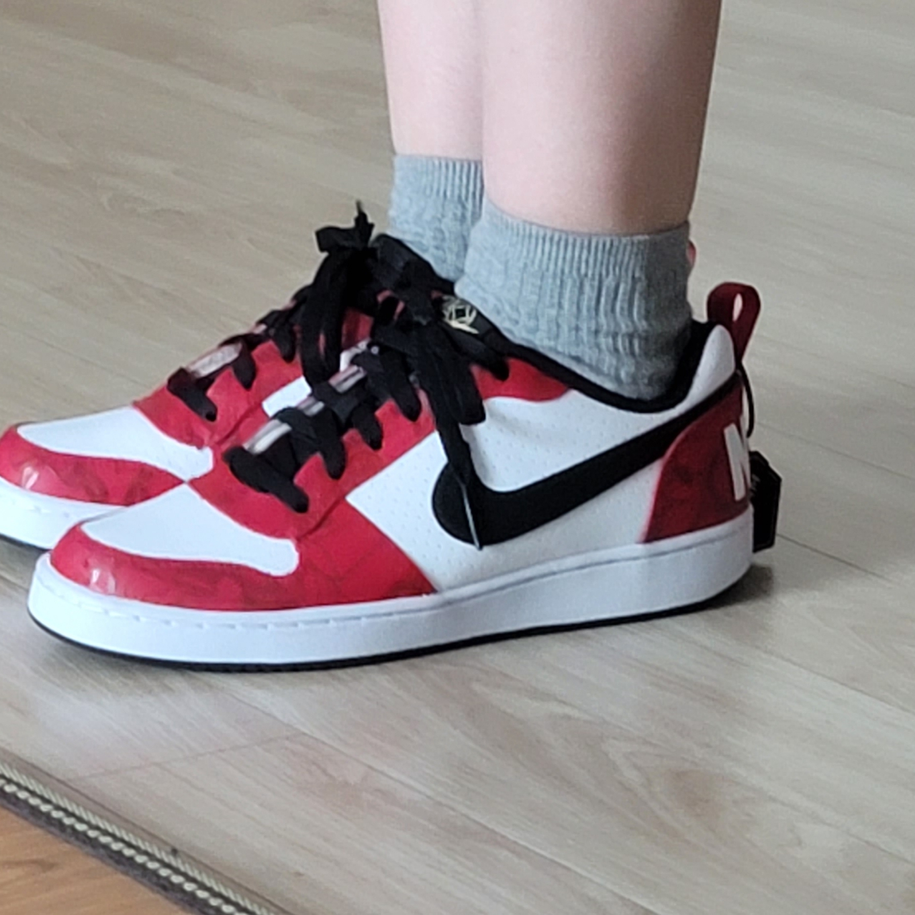 (GS) Nike Court Borough Low Year of the Rat 착용 스타일 - 1