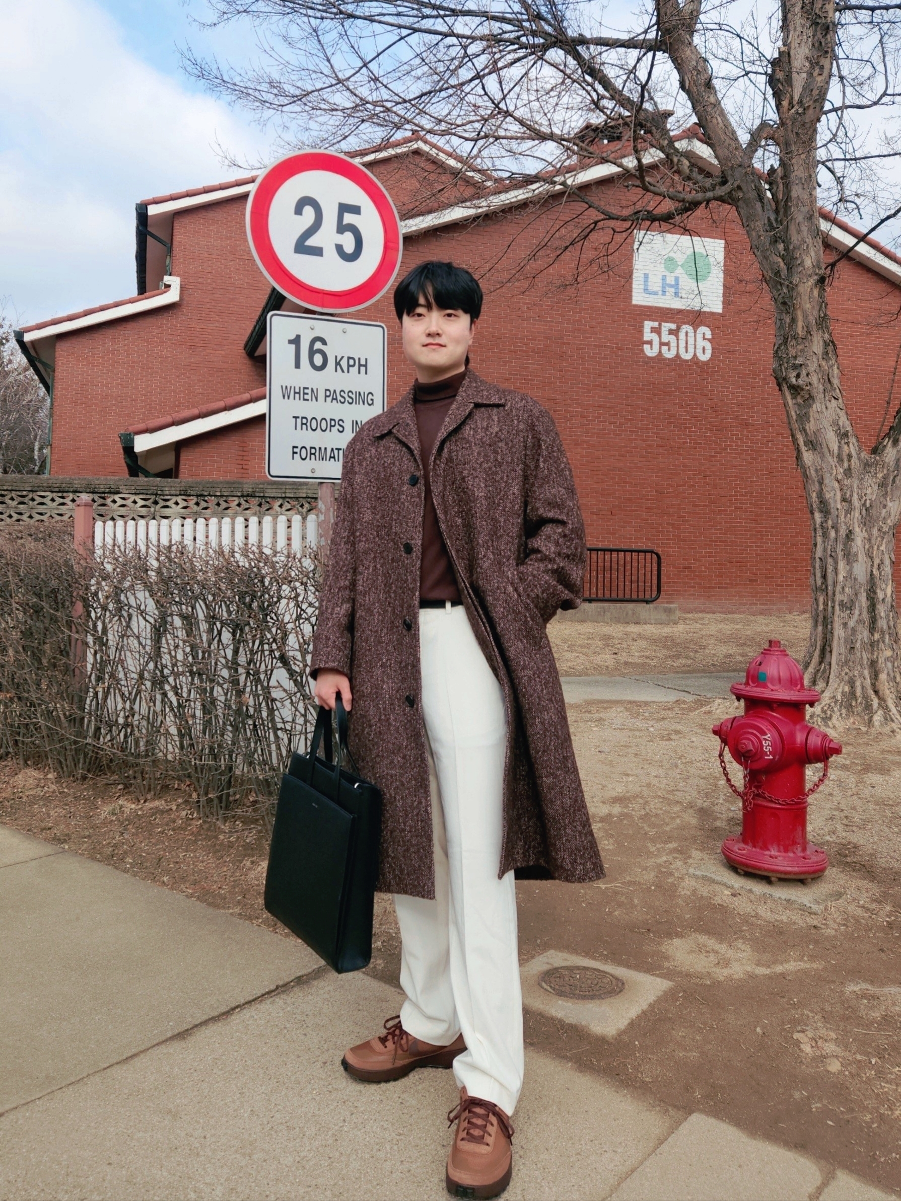 Nike x Tom Sachs General Purpose Shoe Brown 착용 스타일 - 1