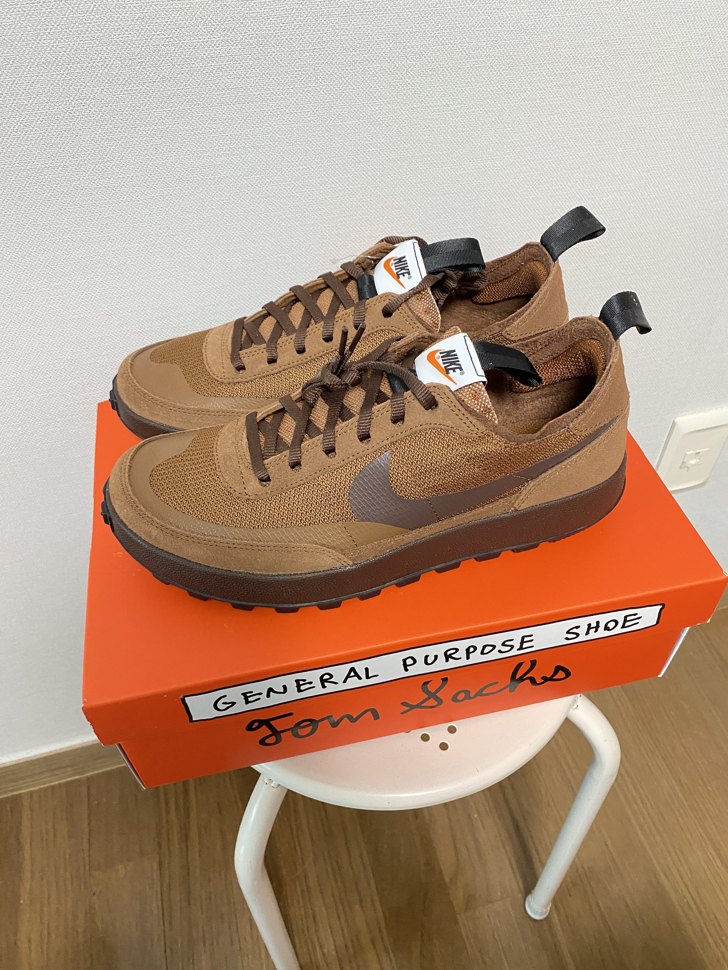 Nike x Tom Sachs General Purpose Shoe Brown 착용 스타일 - 4