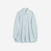 Our Legacy Popover Shirts Sonic Blue Stripe