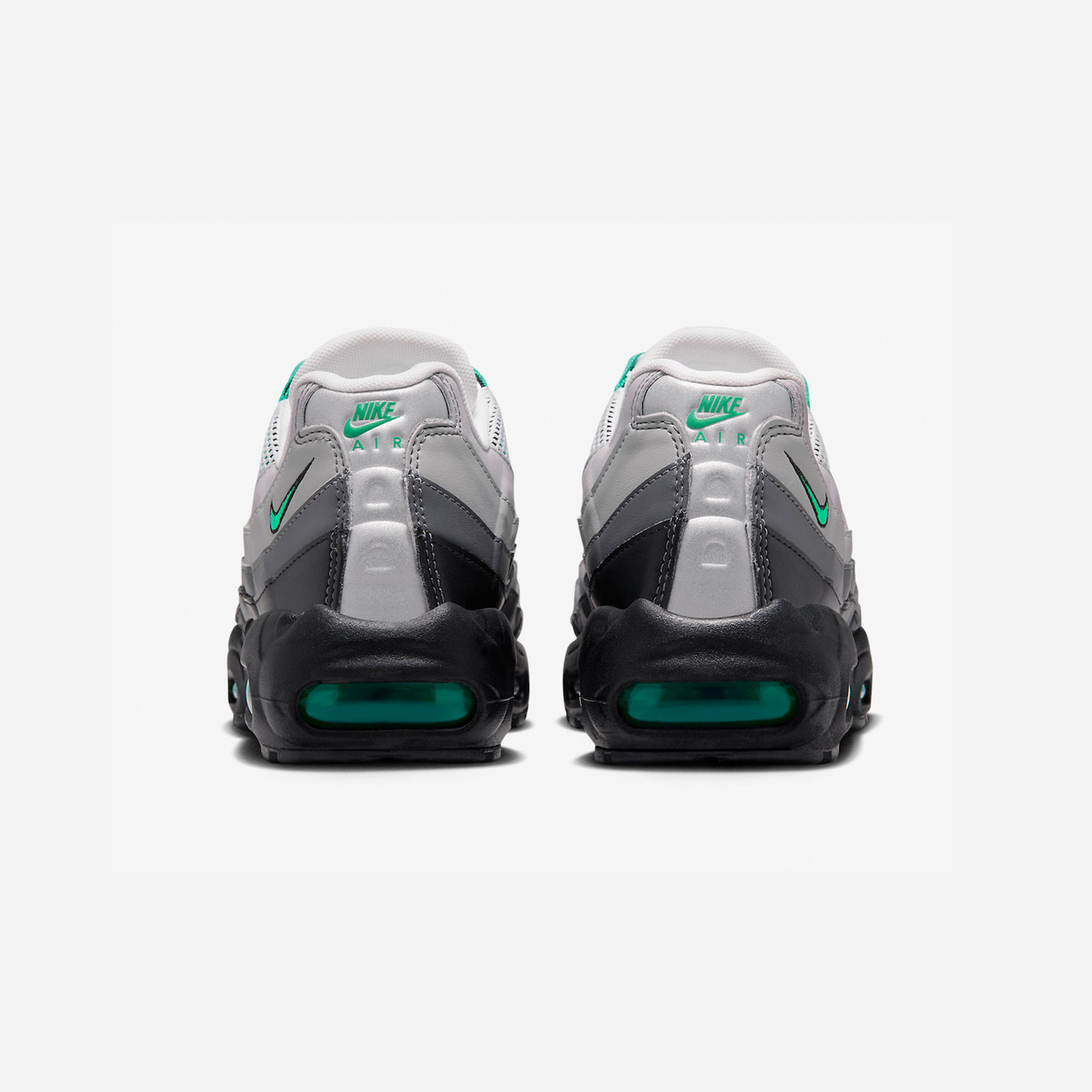 (W) Nike Air Max 95 Triple White, Nike Air Max 95 OG Neon Yellow 2020 착용 스타일 - 5