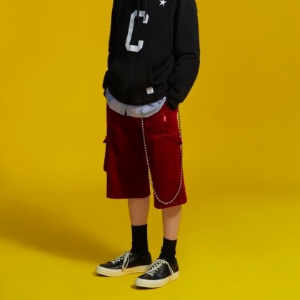 Converse One Star Ox Leather Black 착용 스타일 - 2