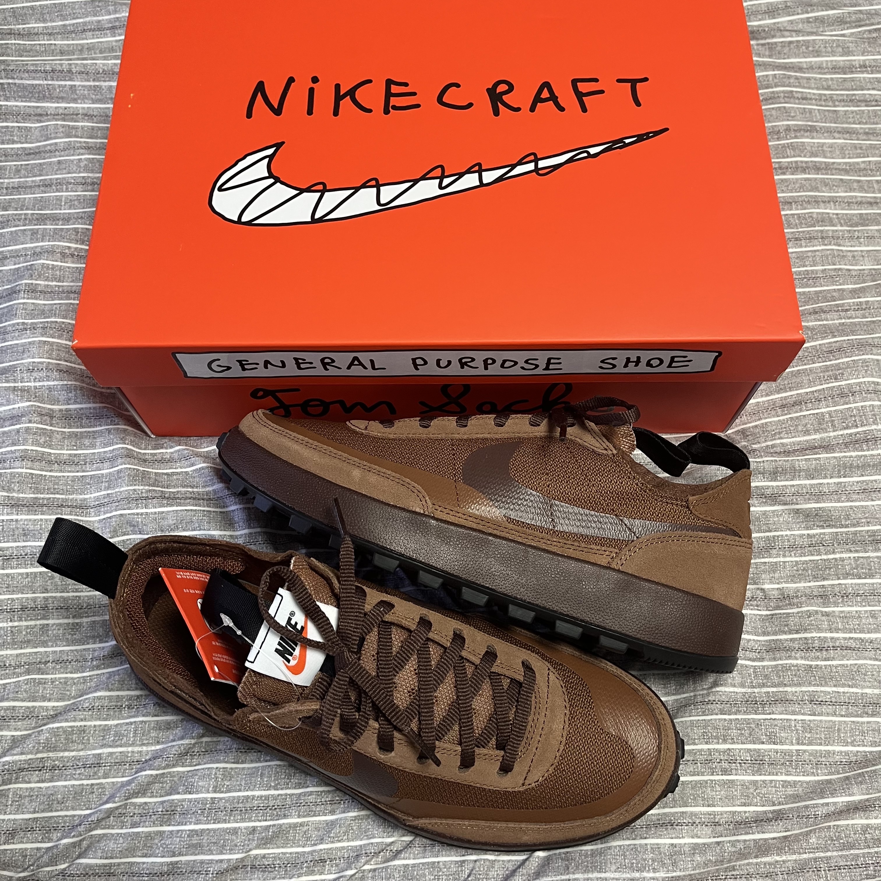 Nike x Tom Sachs General Purpose Shoe Brown 착용 스타일