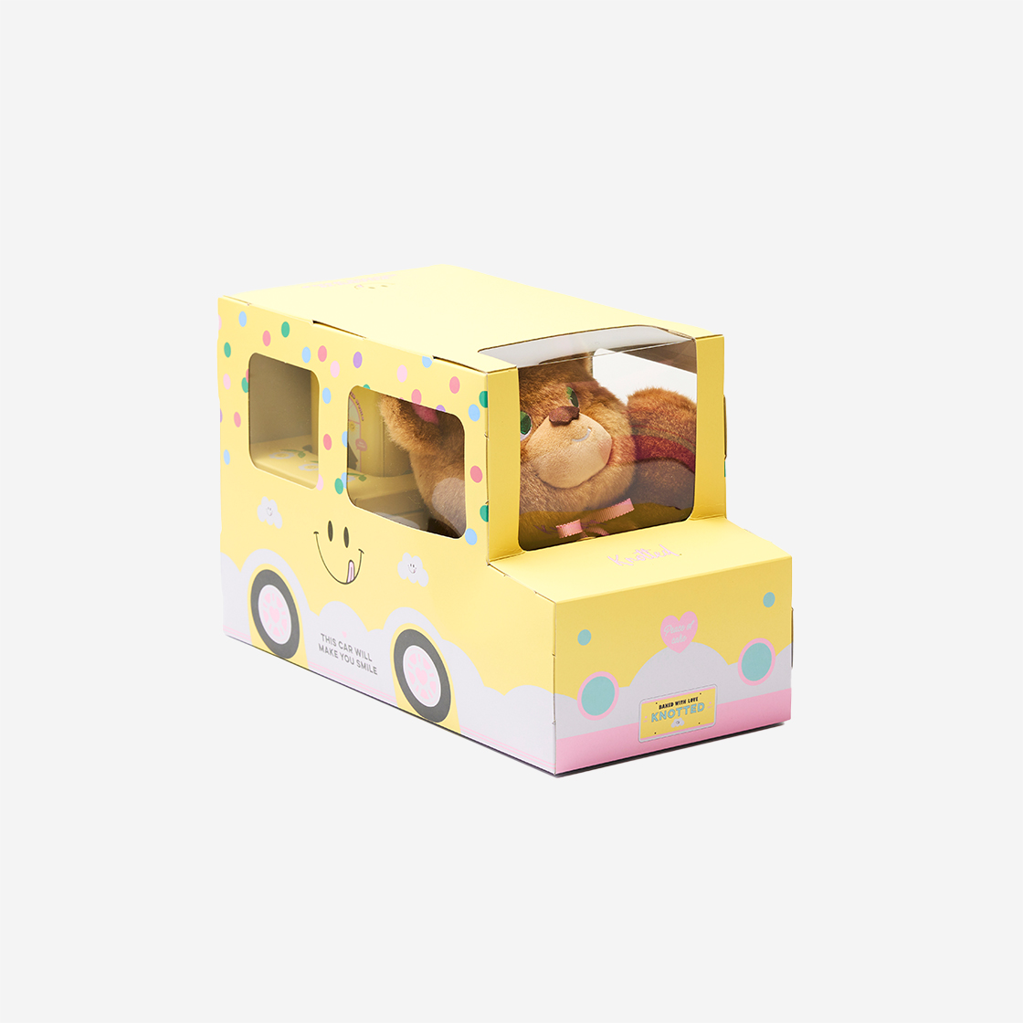 노티드 슈가베어 카라멜 트럭 브라운(Knotted Sugarbear Caramel Truck Brown)