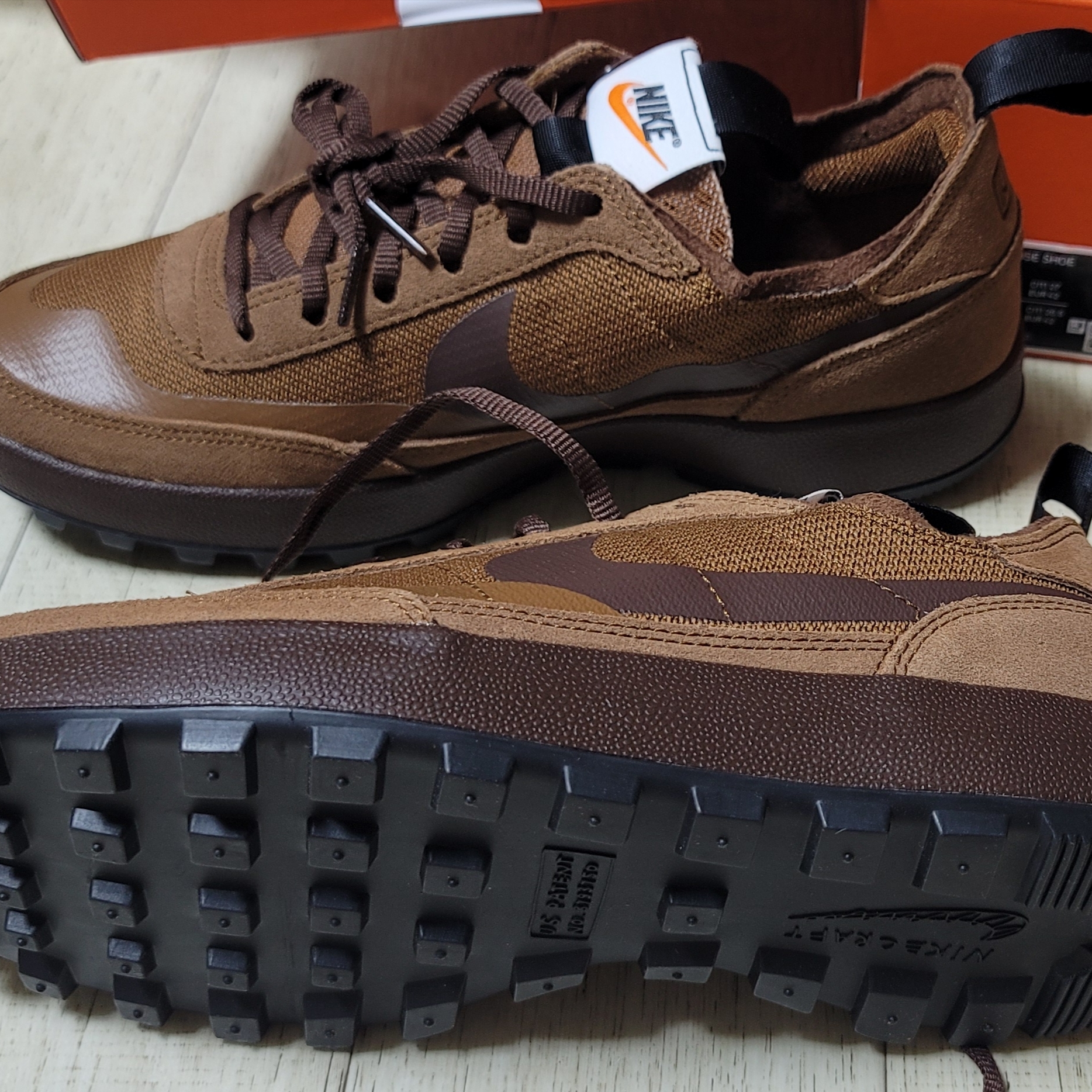 Nike x Tom Sachs General Purpose Shoe Brown 착용 스타일 - 3