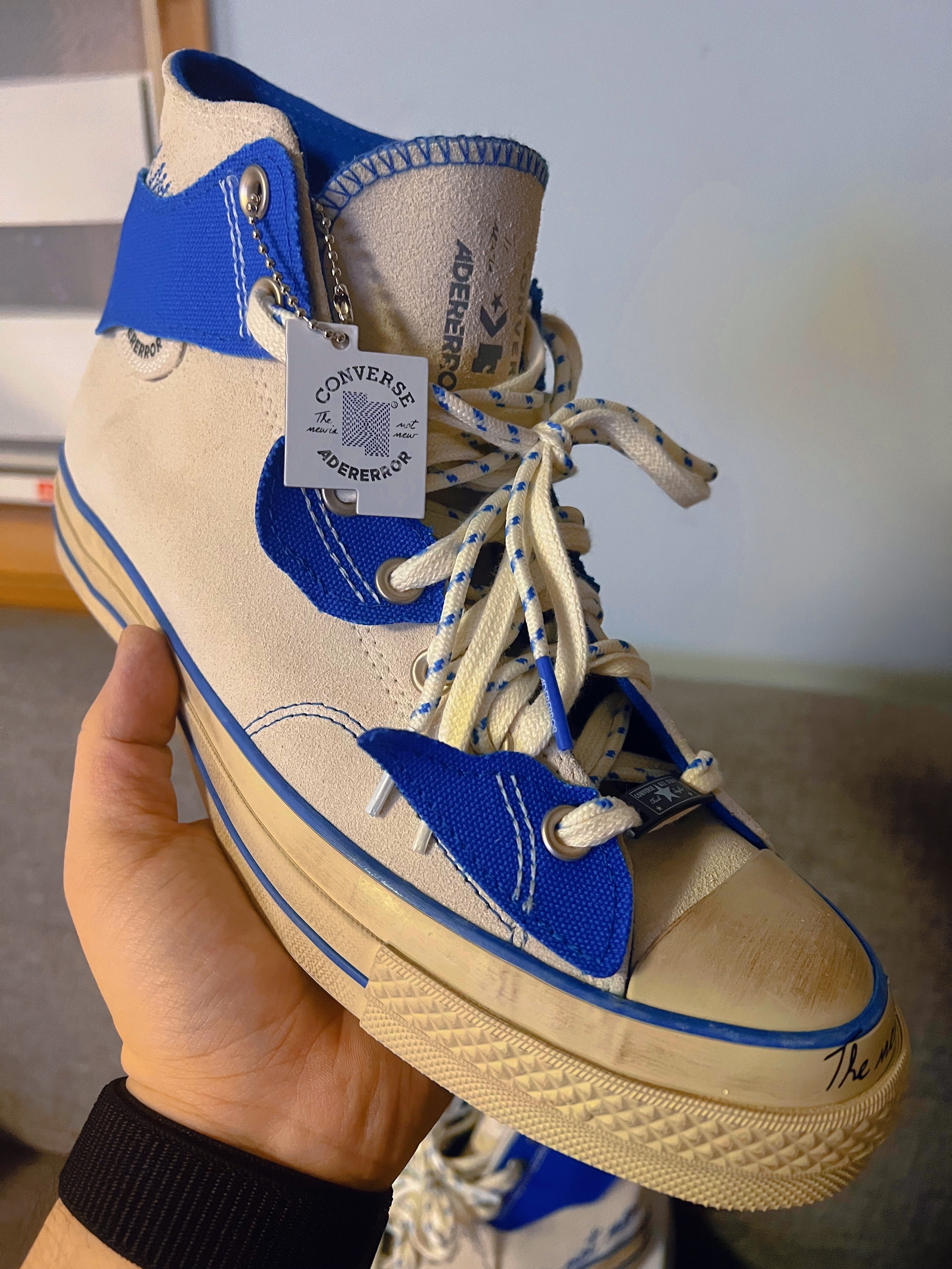 Converse x Ader Error Chuck 70 High White 착용 스타일 - 1