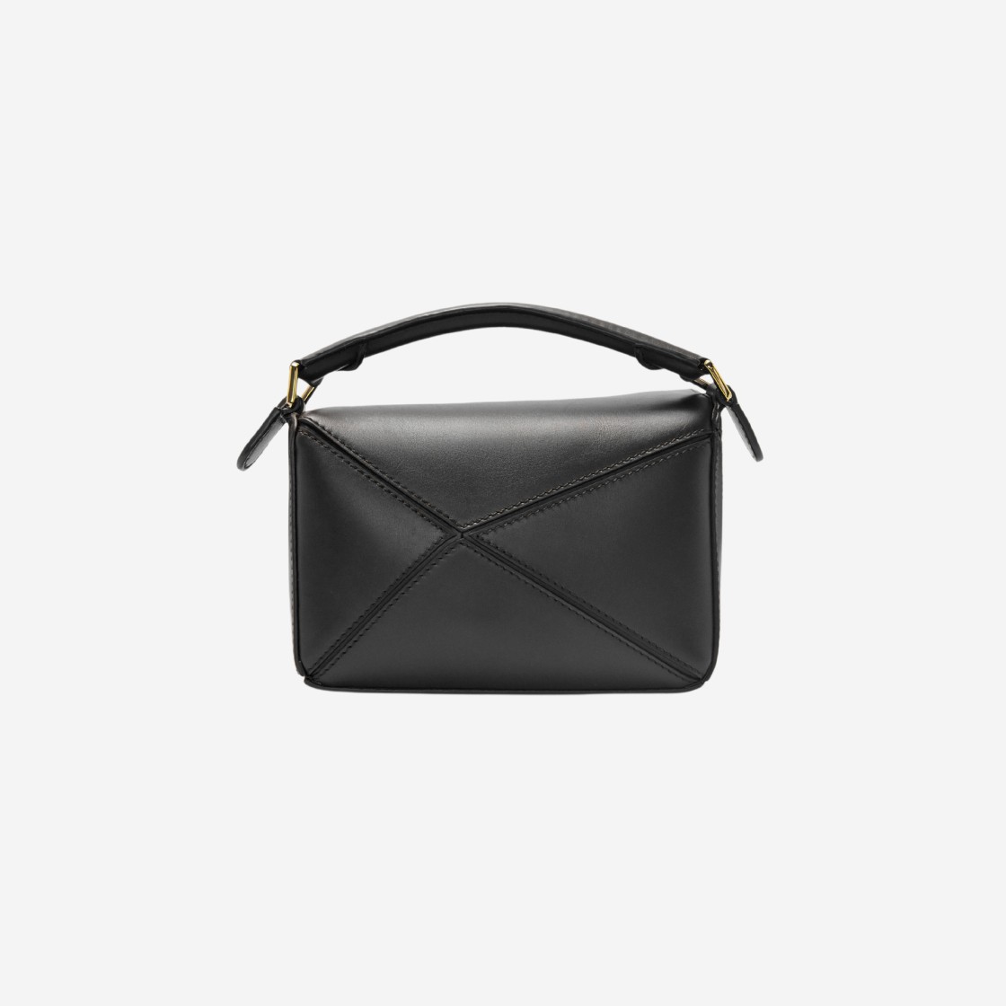 Loewe x Howl's Moving Castle Calcifer Mini Puzzle Bag in Satin Calfskin and Crystal Black 상세 이미지 4