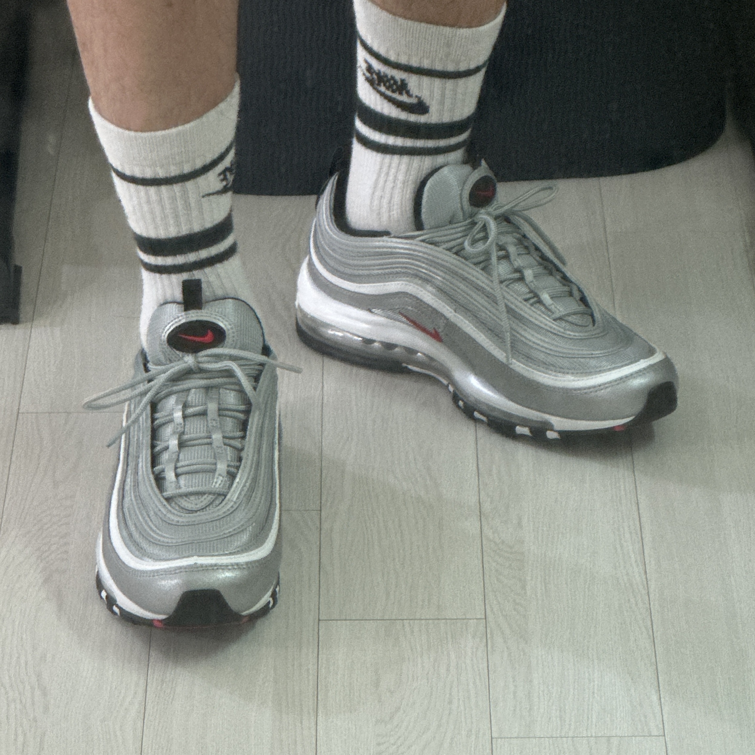 Nike Air Max 97 OG Silver Bullet 2022 착용 스타일