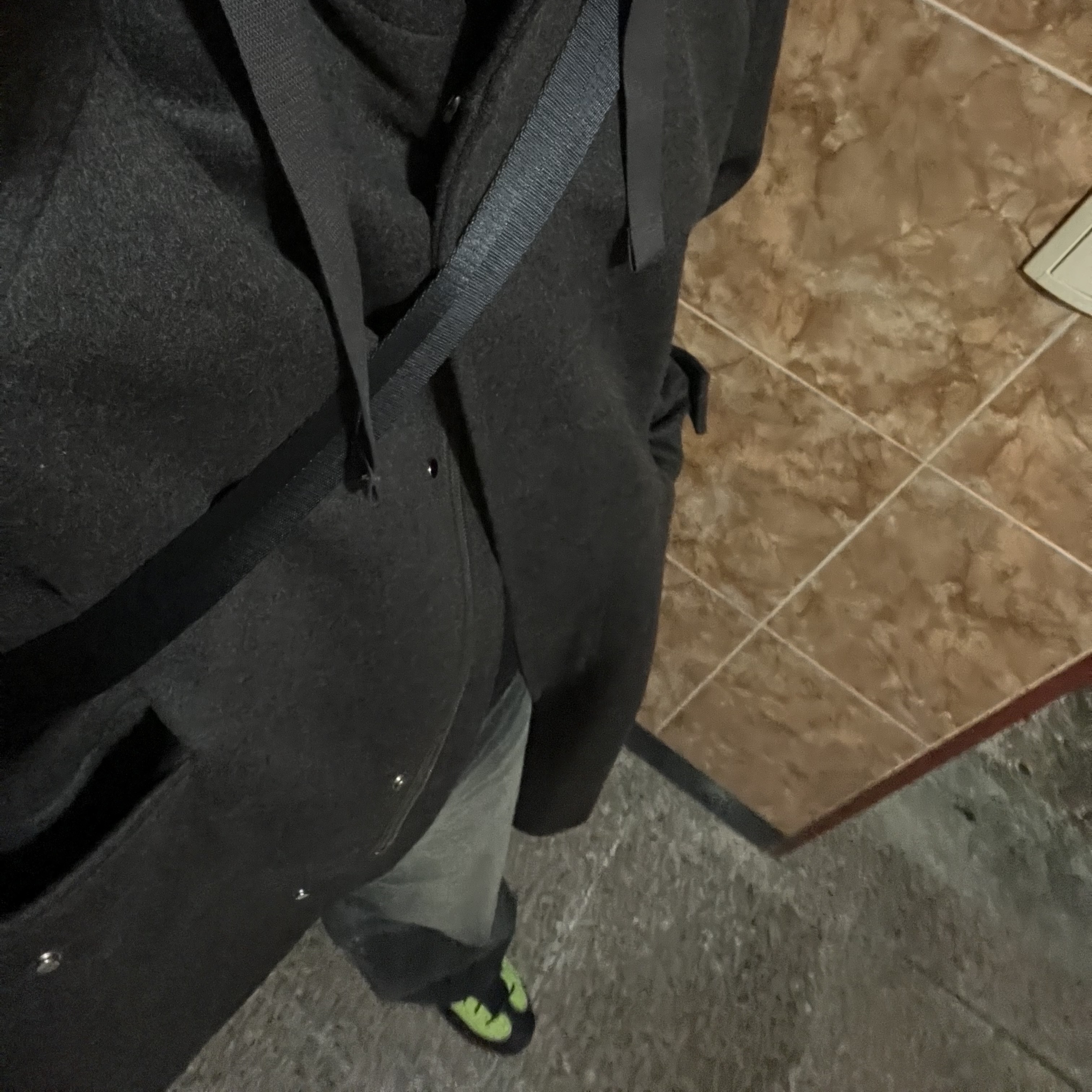 Nike x Stussy Air Penny II Vivid Green and Black 착용 스타일 - 4