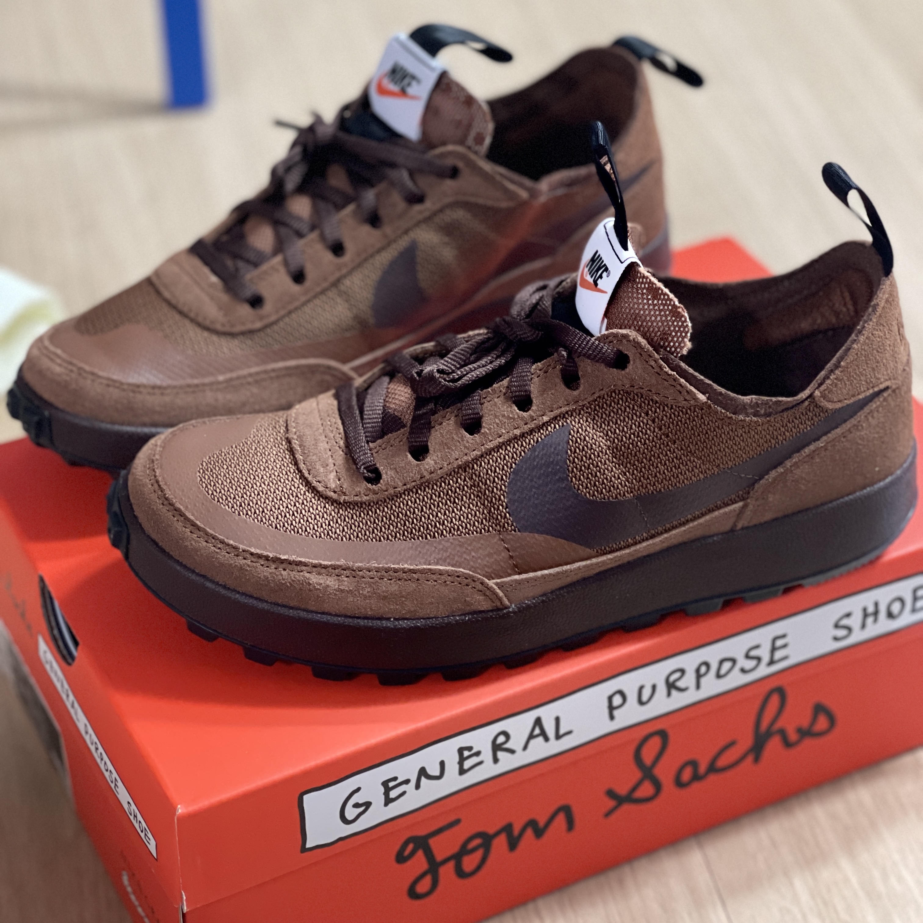 Nike x Tom Sachs General Purpose Shoe Brown 착용 스타일