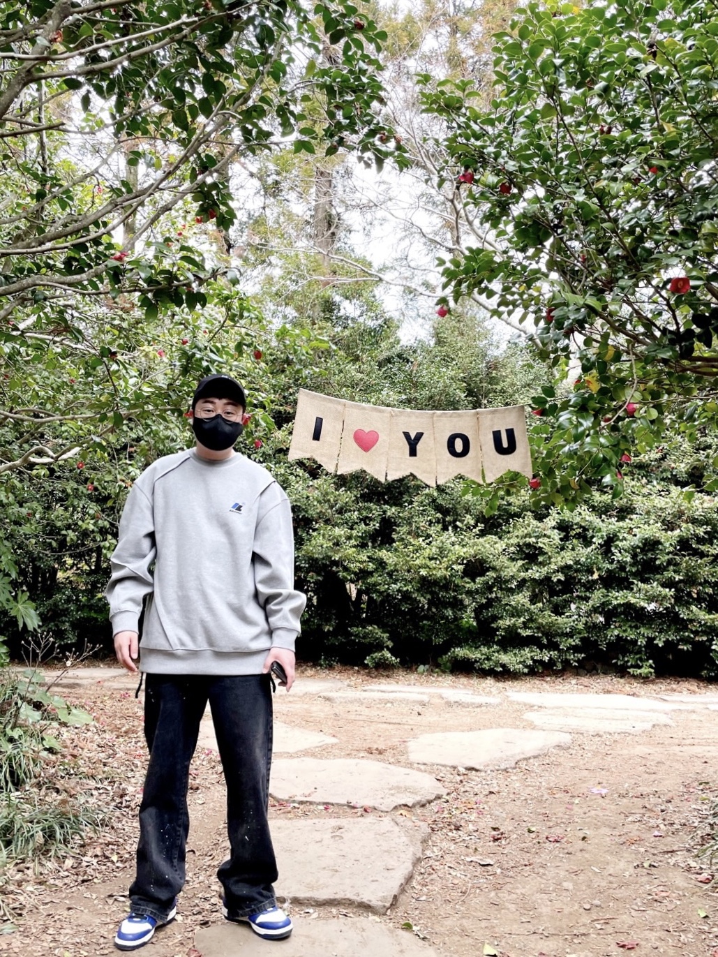 Maison Kitsune x Ader Error Meditation Fox Cap Black, Zara x Ader Error Oversize Sweatshirt Grey 착용 스타일