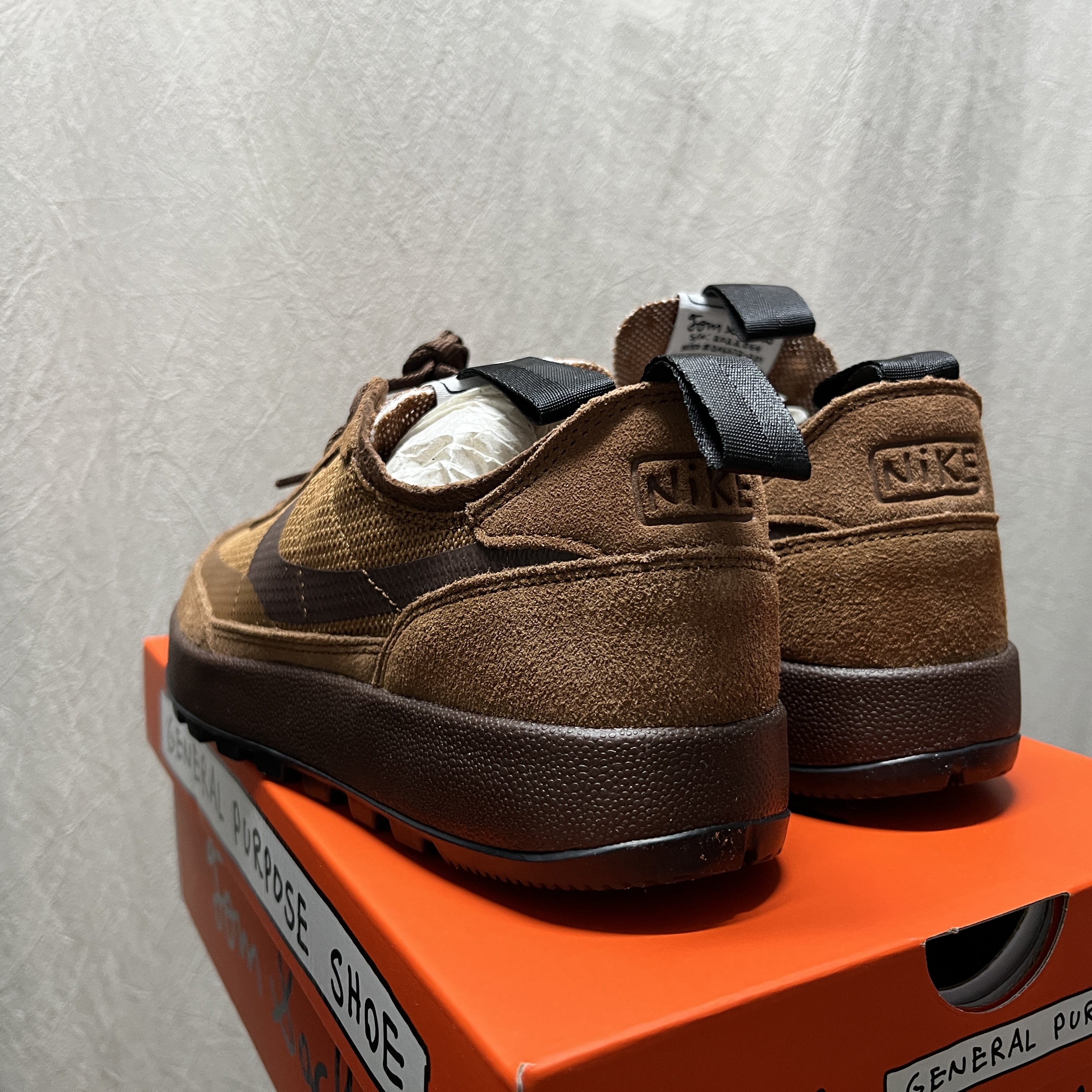 Nike x Tom Sachs General Purpose Shoe Brown 착용 스타일 - 3
