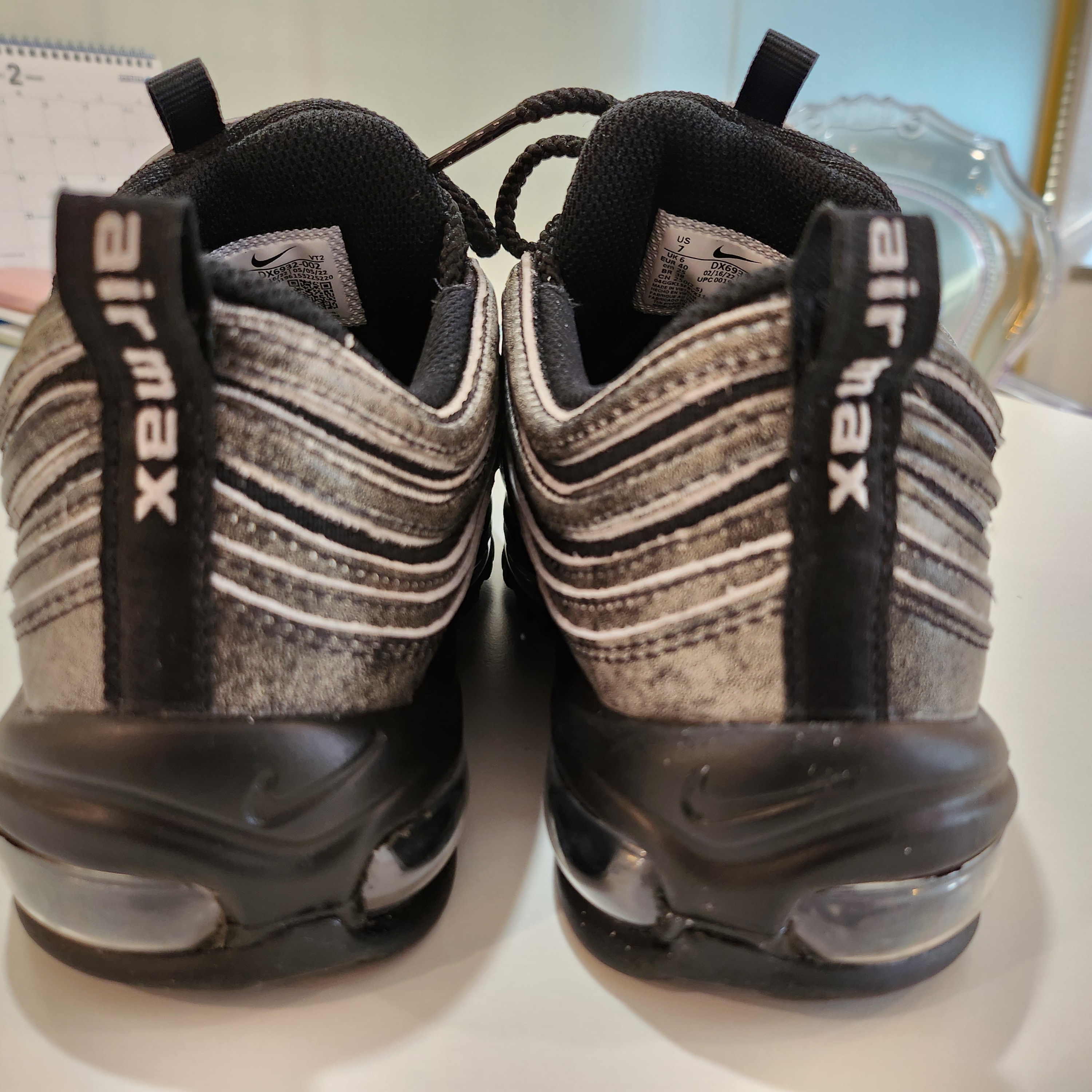 Nike x Comme des Garcons Air Max 97 Black 착용 스타일 - 5