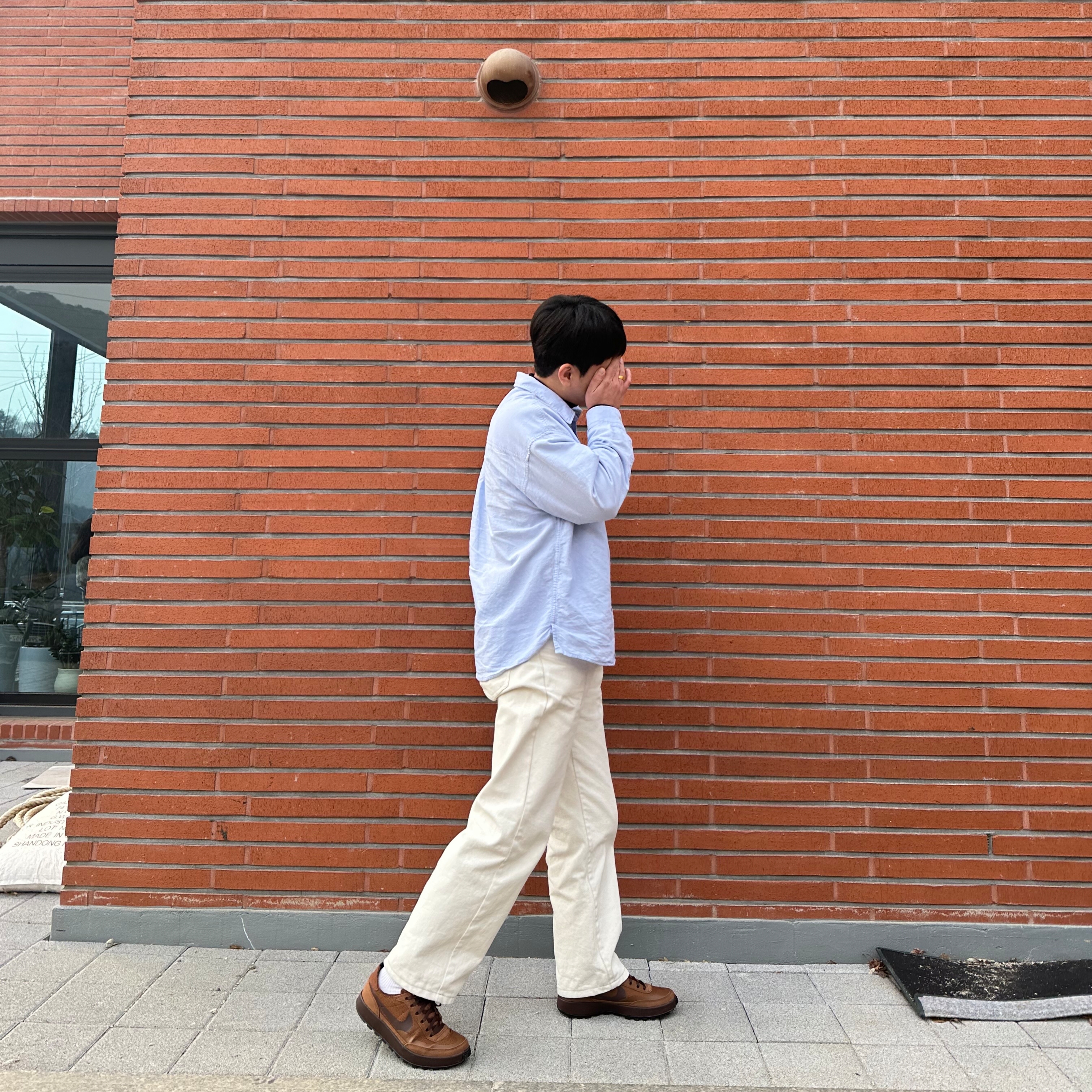 Nike x Tom Sachs General Purpose Shoe Brown 착용 스타일