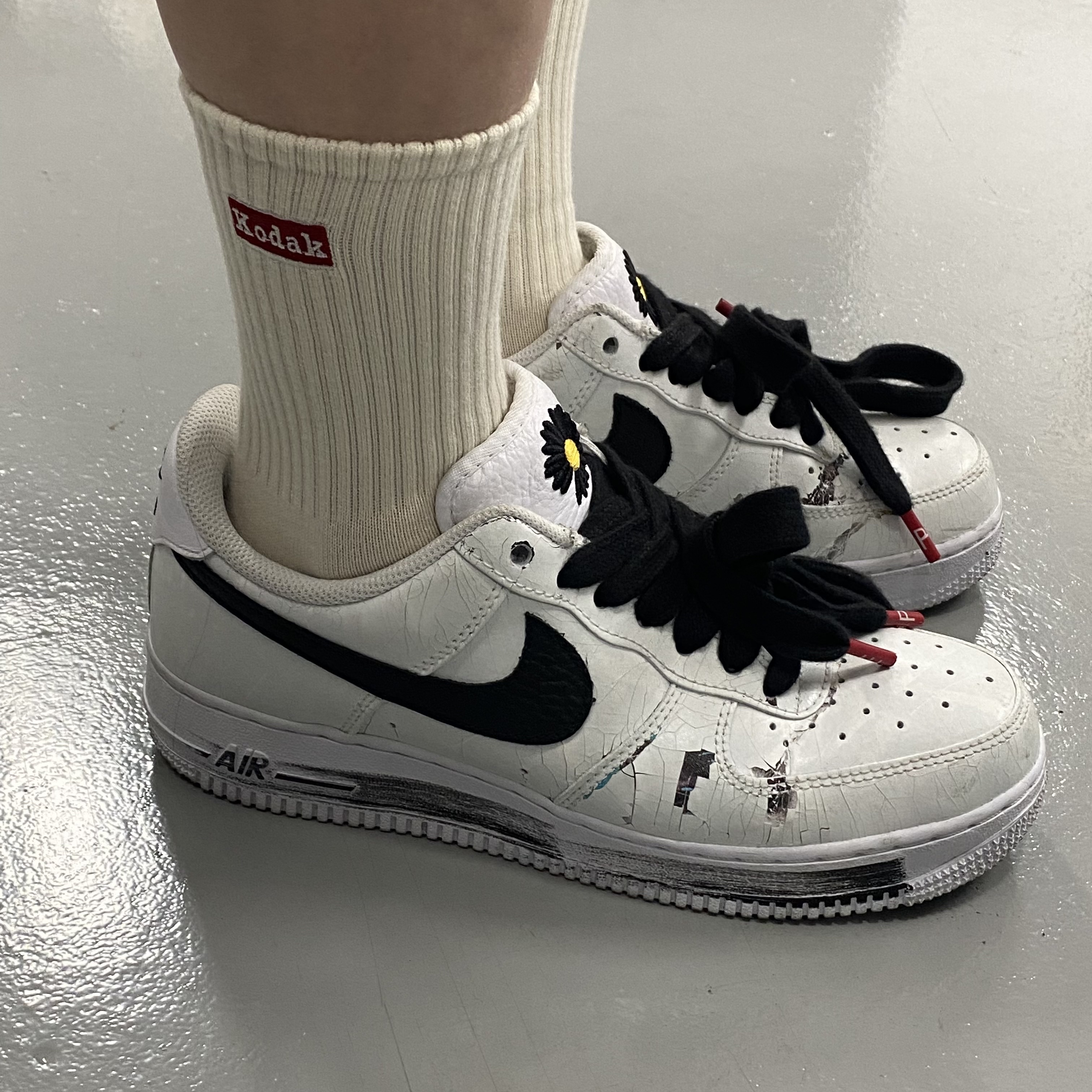 Nike x Peaceminusone Air Force 1 Low Para-Noise 2.0 착용 스타일 - 1