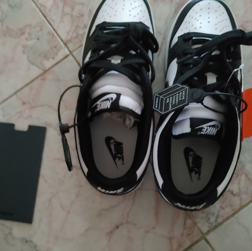 Nike Dunk Low Retro Black 착용 스타일 - 3