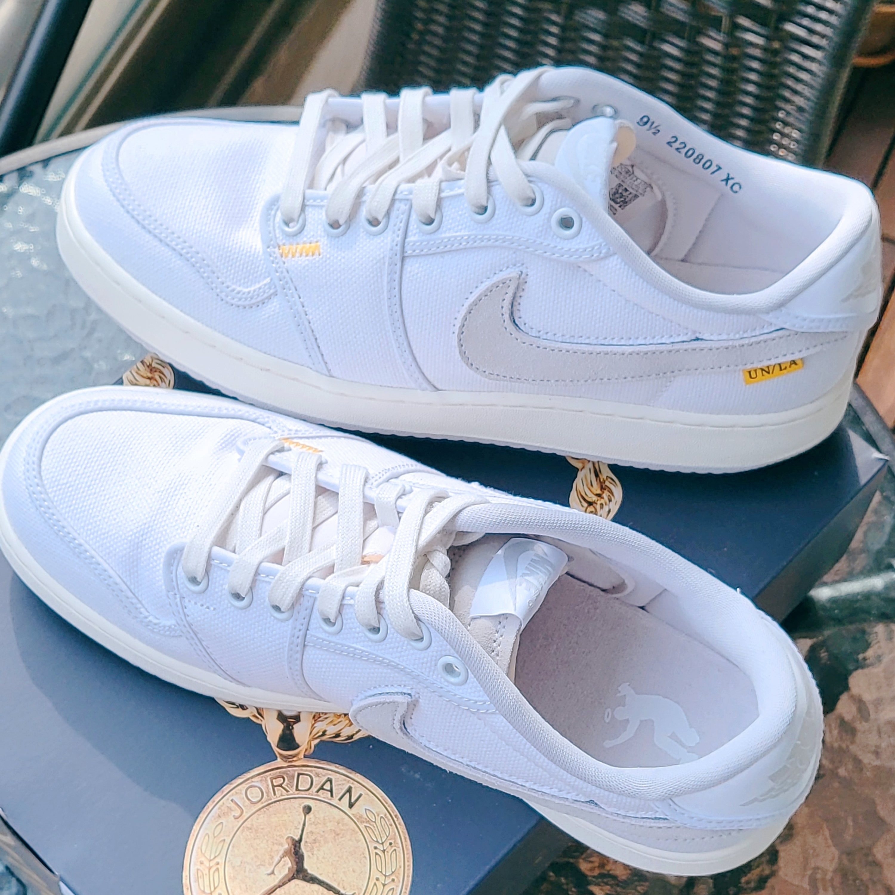 Jordan 1 x Union KO Low White 착용 스타일 - 1