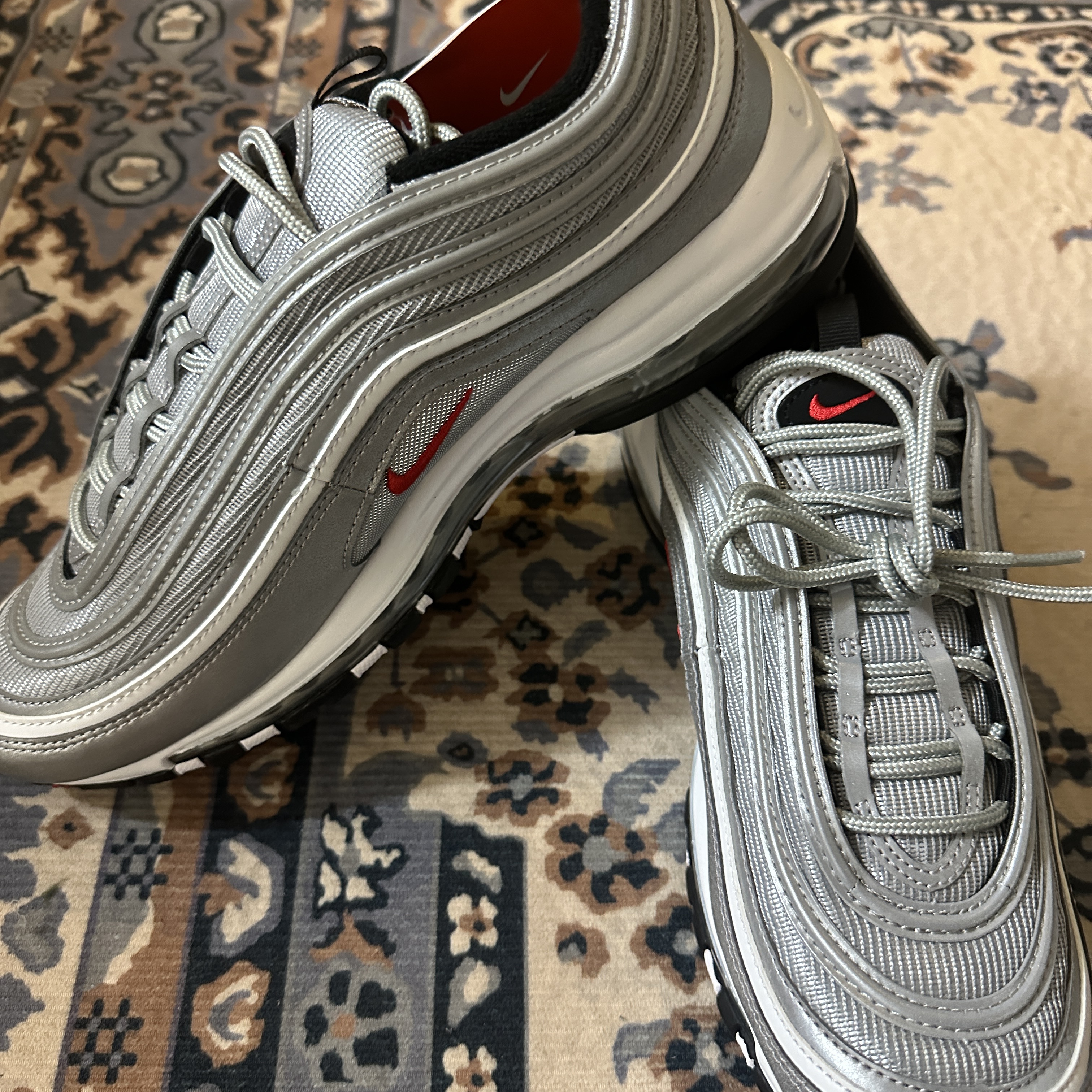 Nike Air Max 97 OG Silver Bullet 2022 착용 스타일 - 2