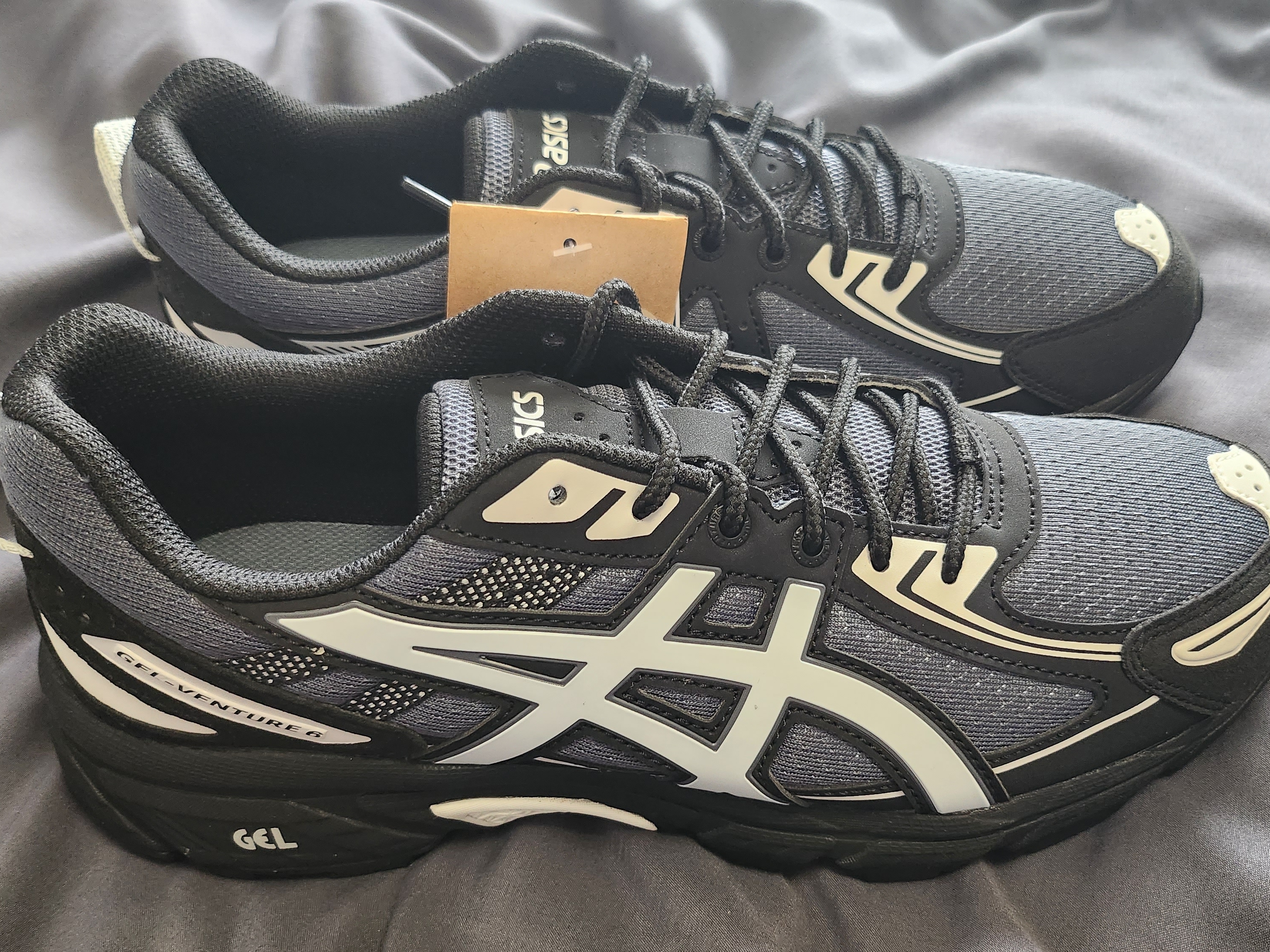 Asics Gel-Venture 6 Carrier Grey, Asics Gel-Venture 6 SPS Glacier Grey 착용 스타일 - 2