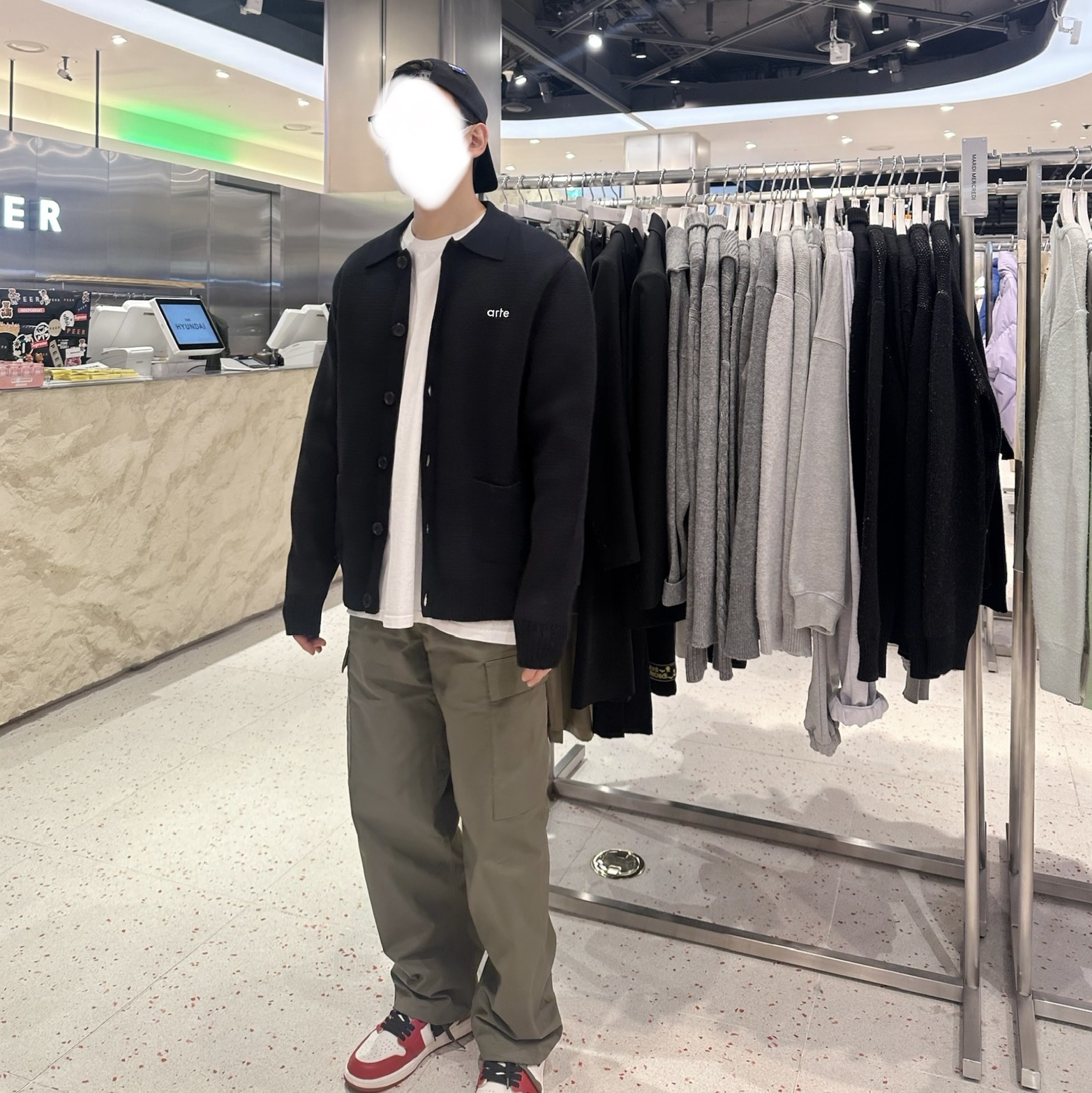 Jordan 1 Retro High OG Chicago 2022, Stussy x Our Legacy Work Shop Yin Yang Pigment Dyed T-Shirt Natural 착용 스타일