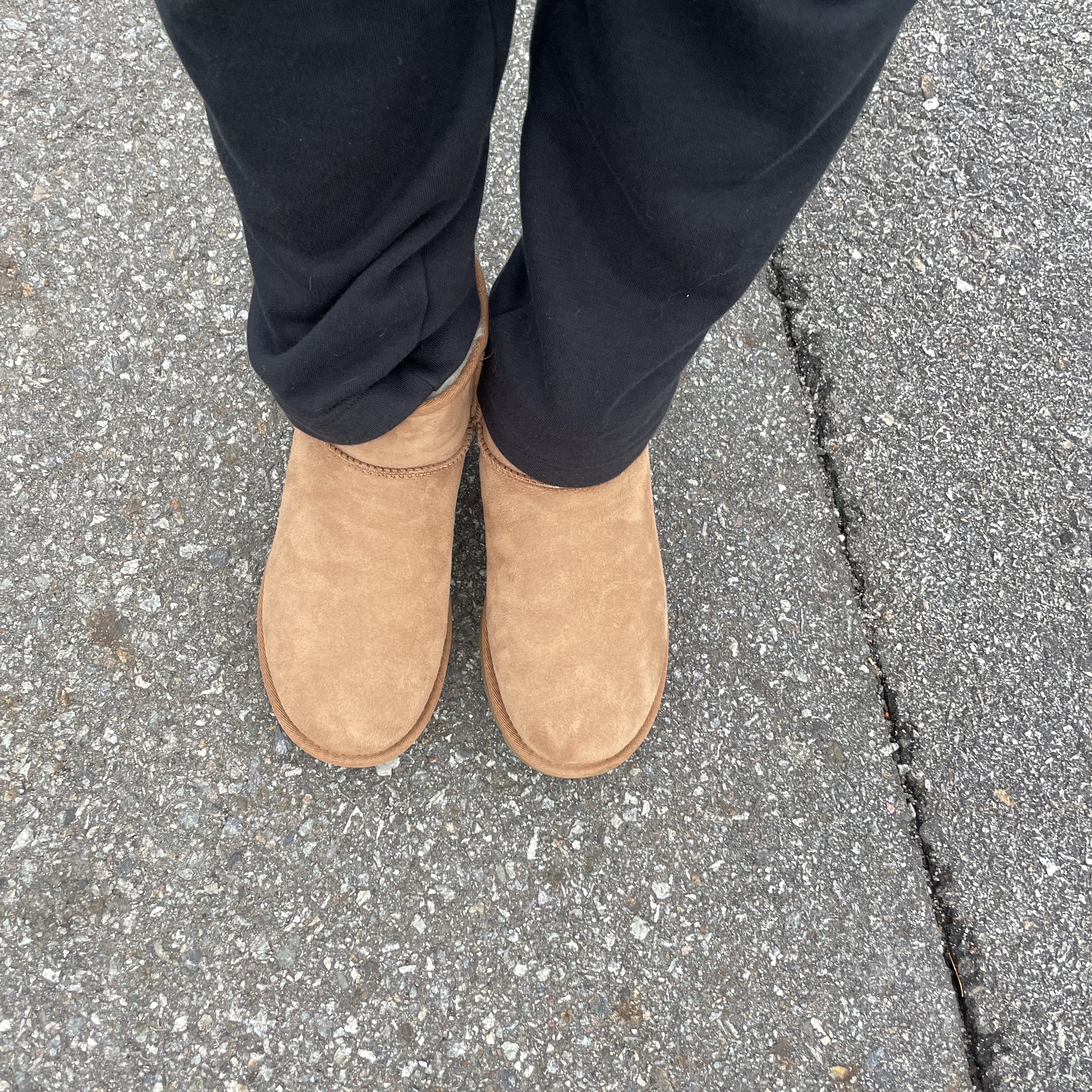 (W) UGG Classic Mini II Boots Chestnut 착용 스타일 - 2