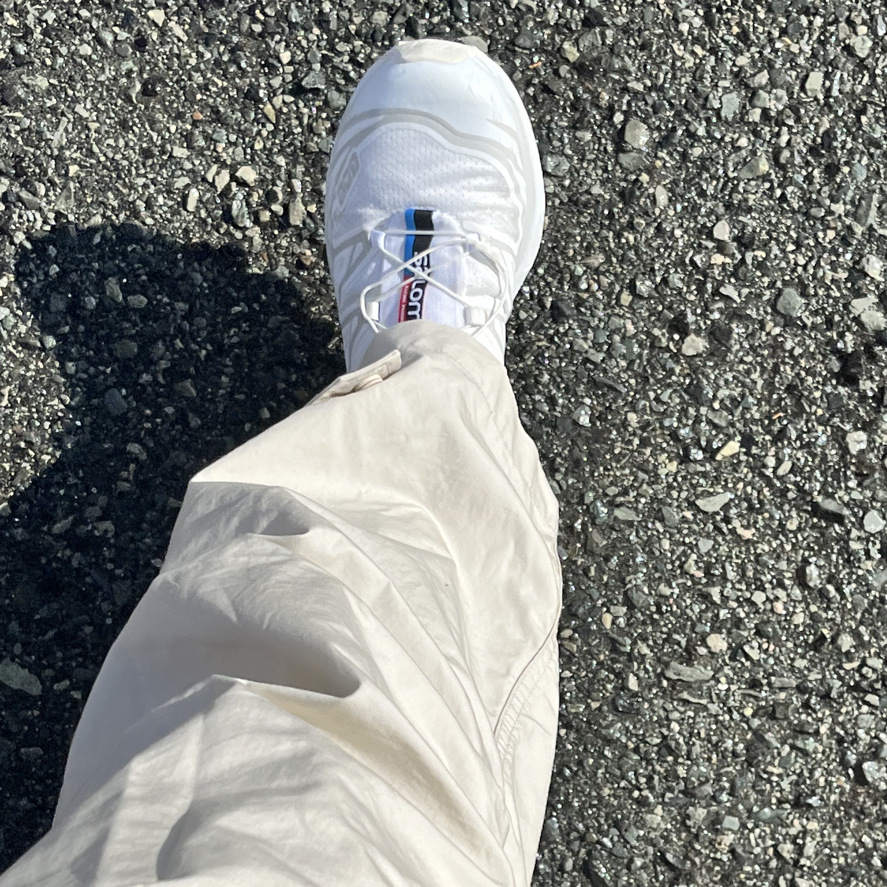 Salomon XT-6 ADV White 착용 스타일