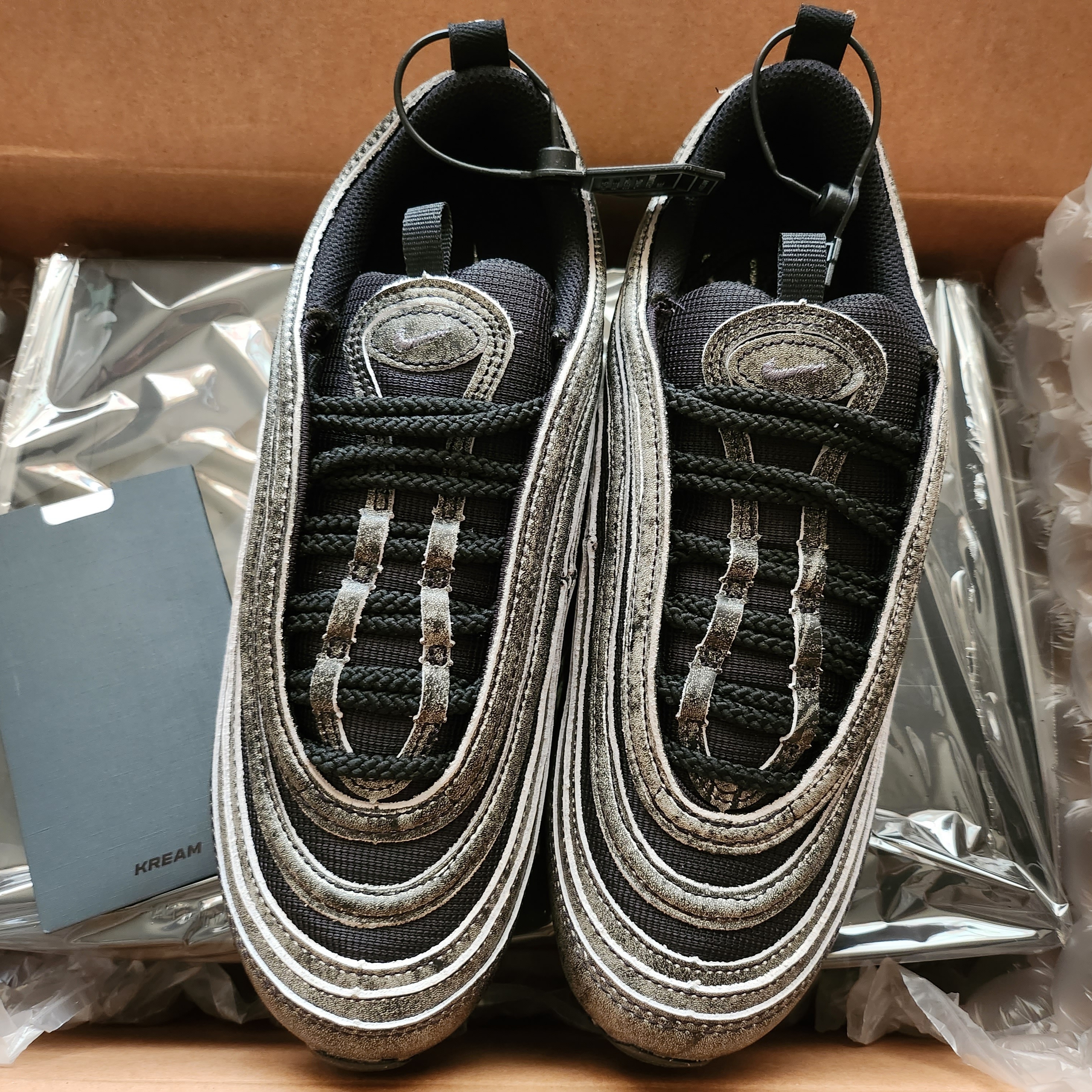 Nike x Comme des Garcons Air Max 97 Black 착용 스타일 - 2