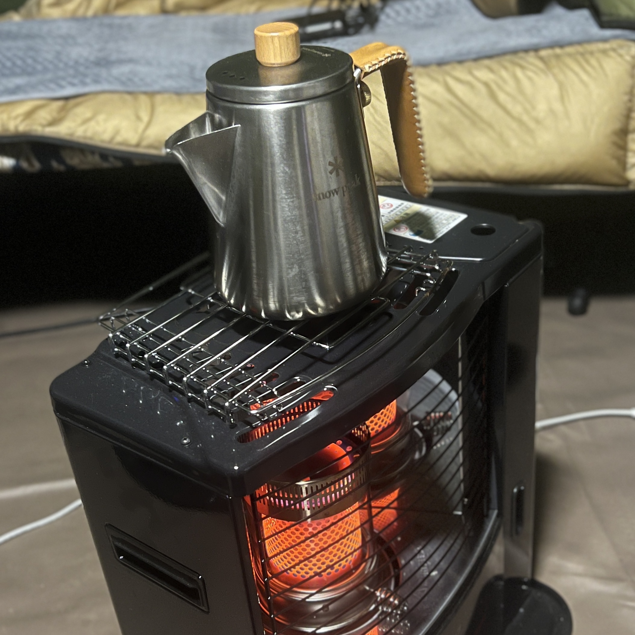 Snow Peak Field Barista Kettle 착용 스타일