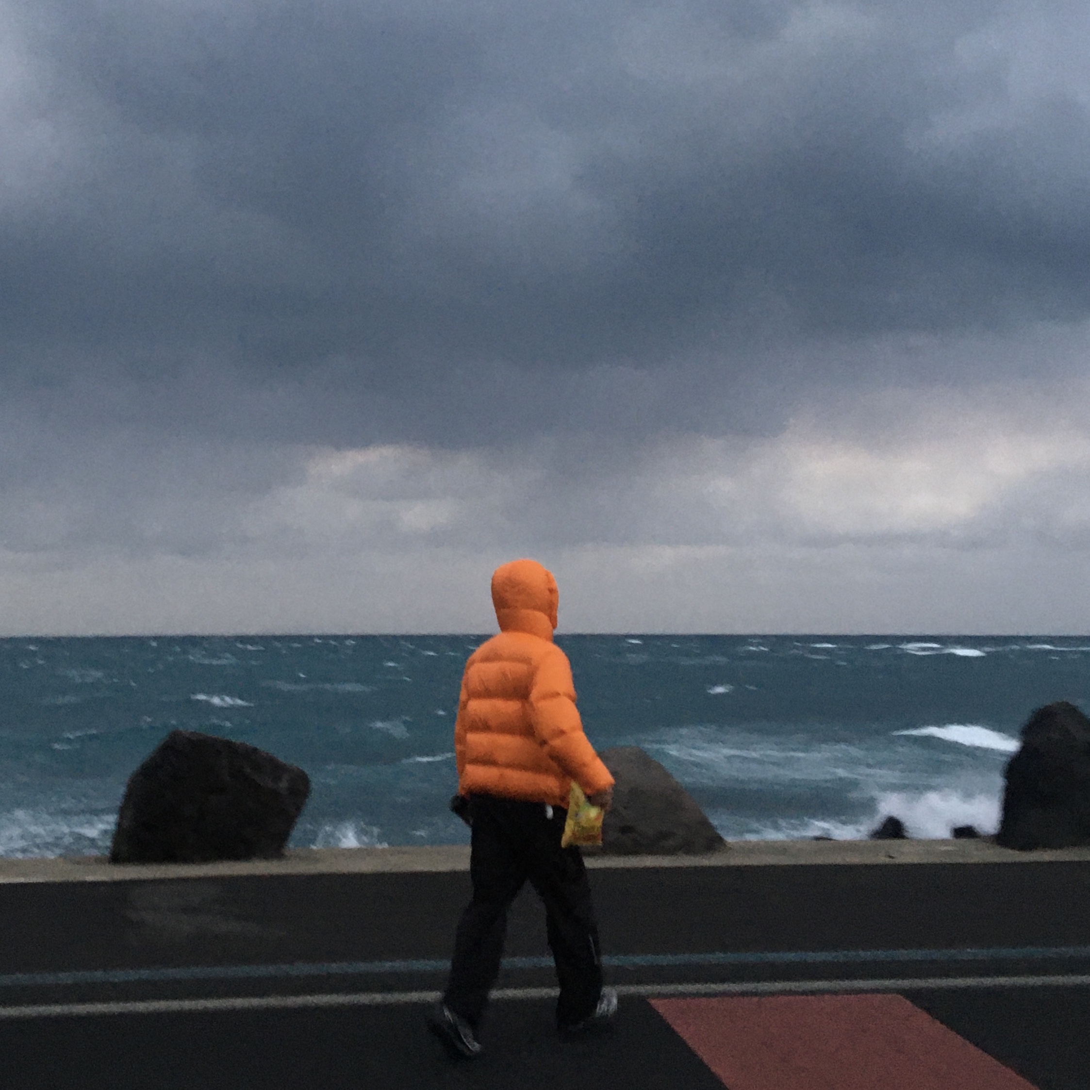 Stussy Micro Ripstop Down Parka Orange, Salomon XT-6 Gore-Tex Black Ebony 착용 스타일 - 2
